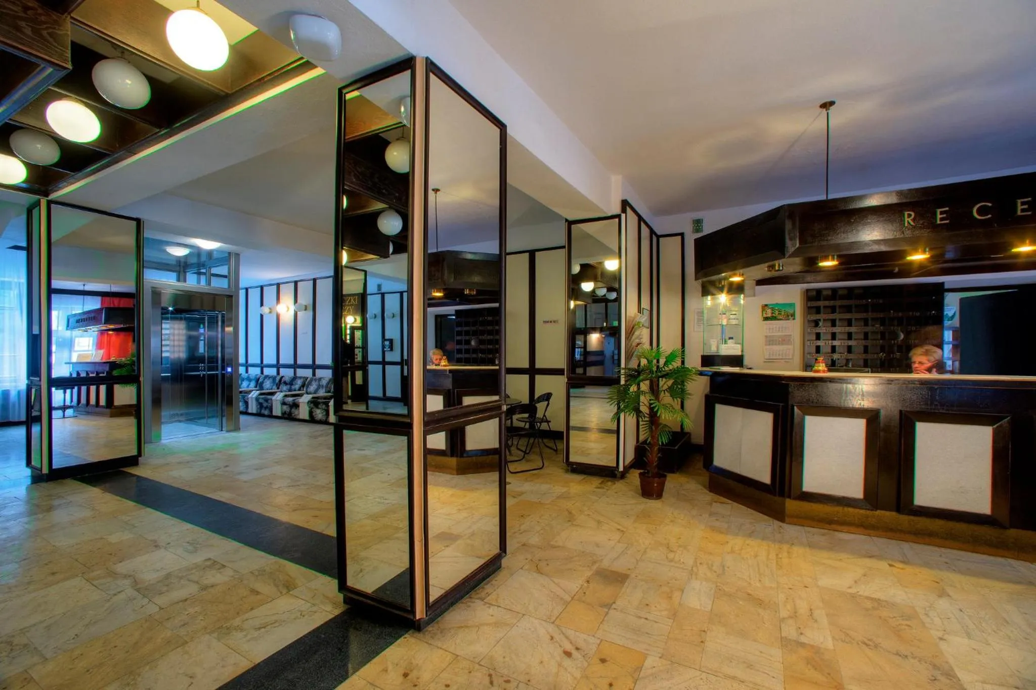 Lobby or reception in Pod Jodłą