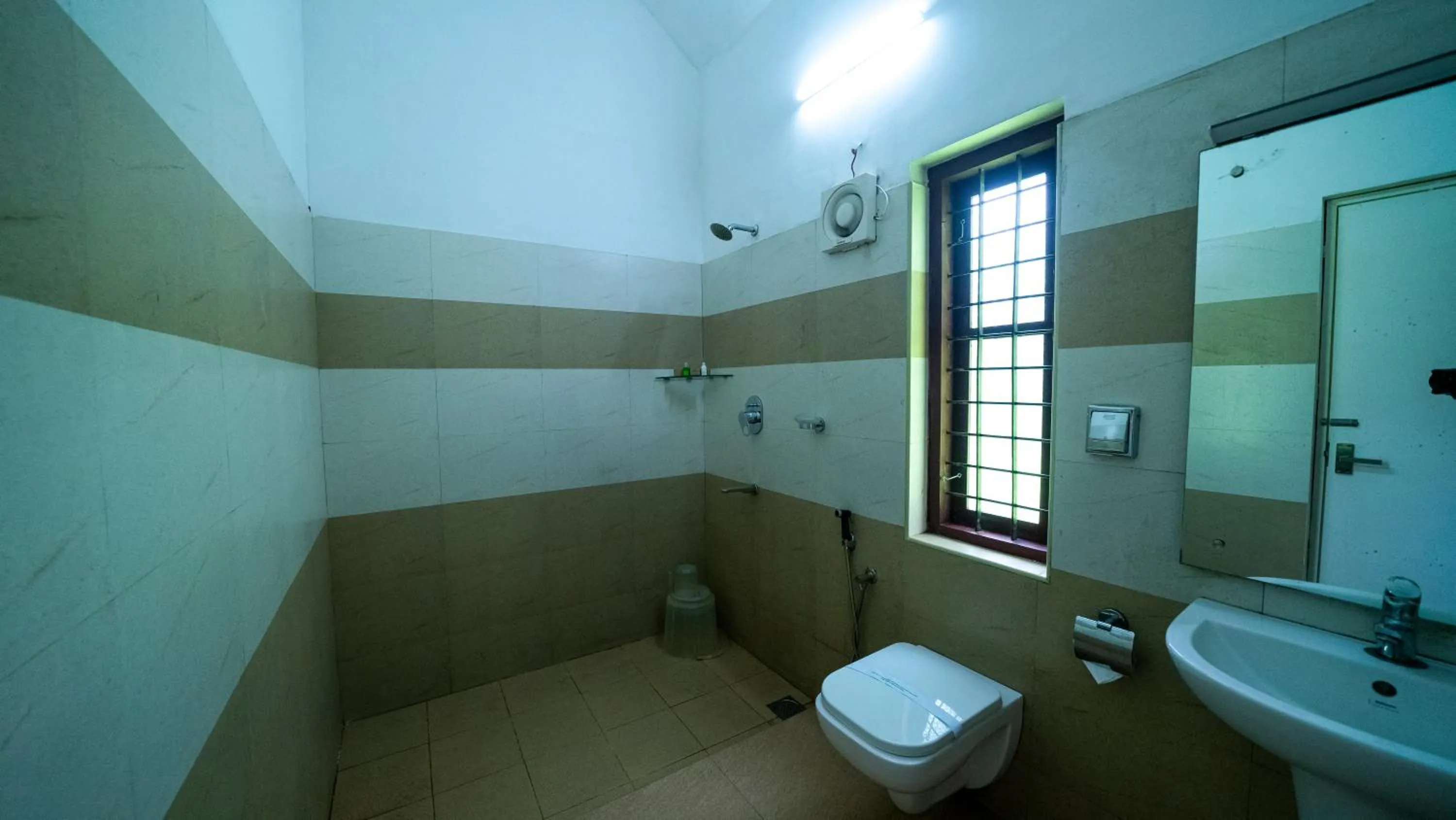 Shower in Vythiri Holiday Resort, Wayanad