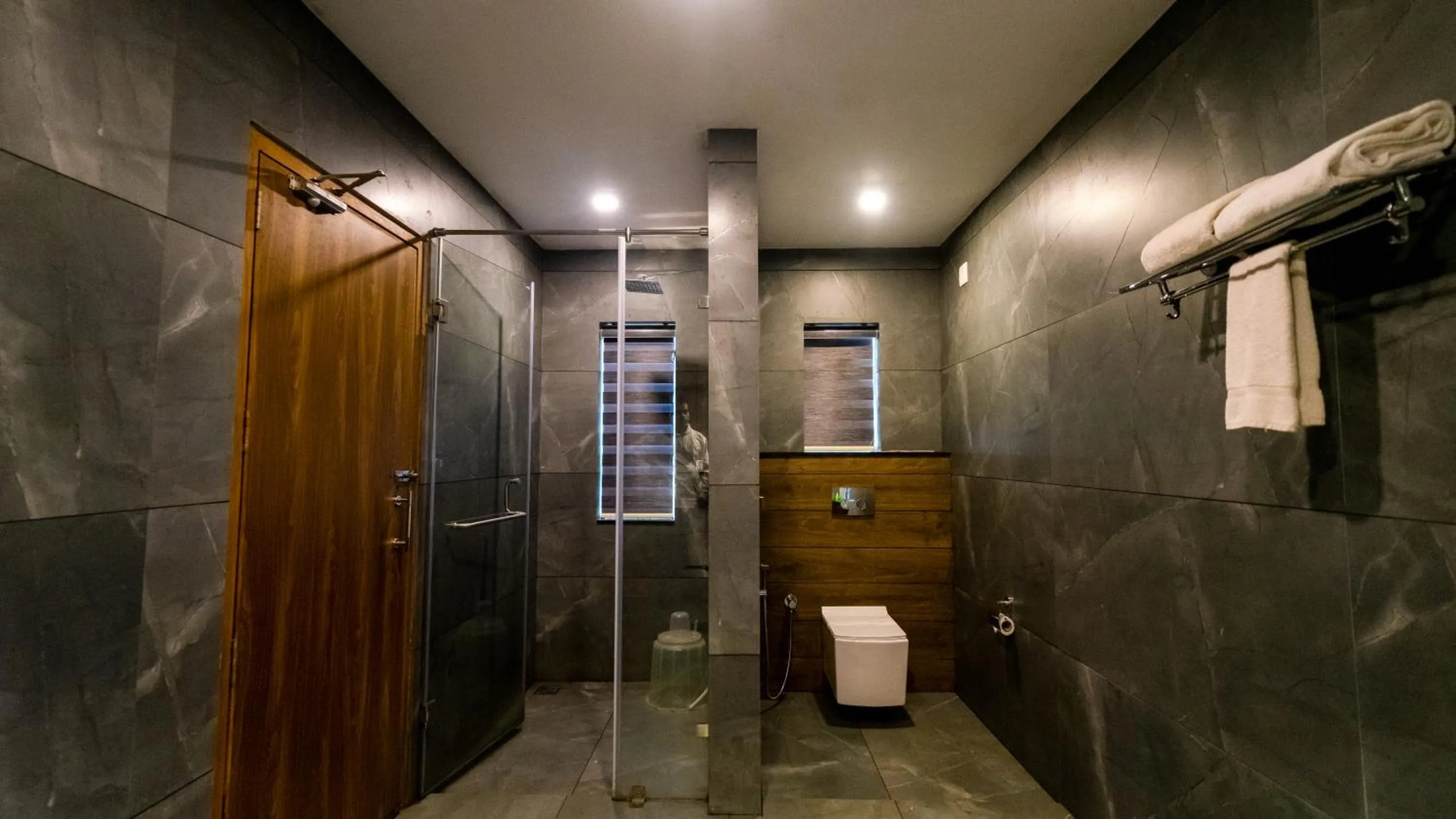 Shower in Vythiri Holiday Resort, Wayanad