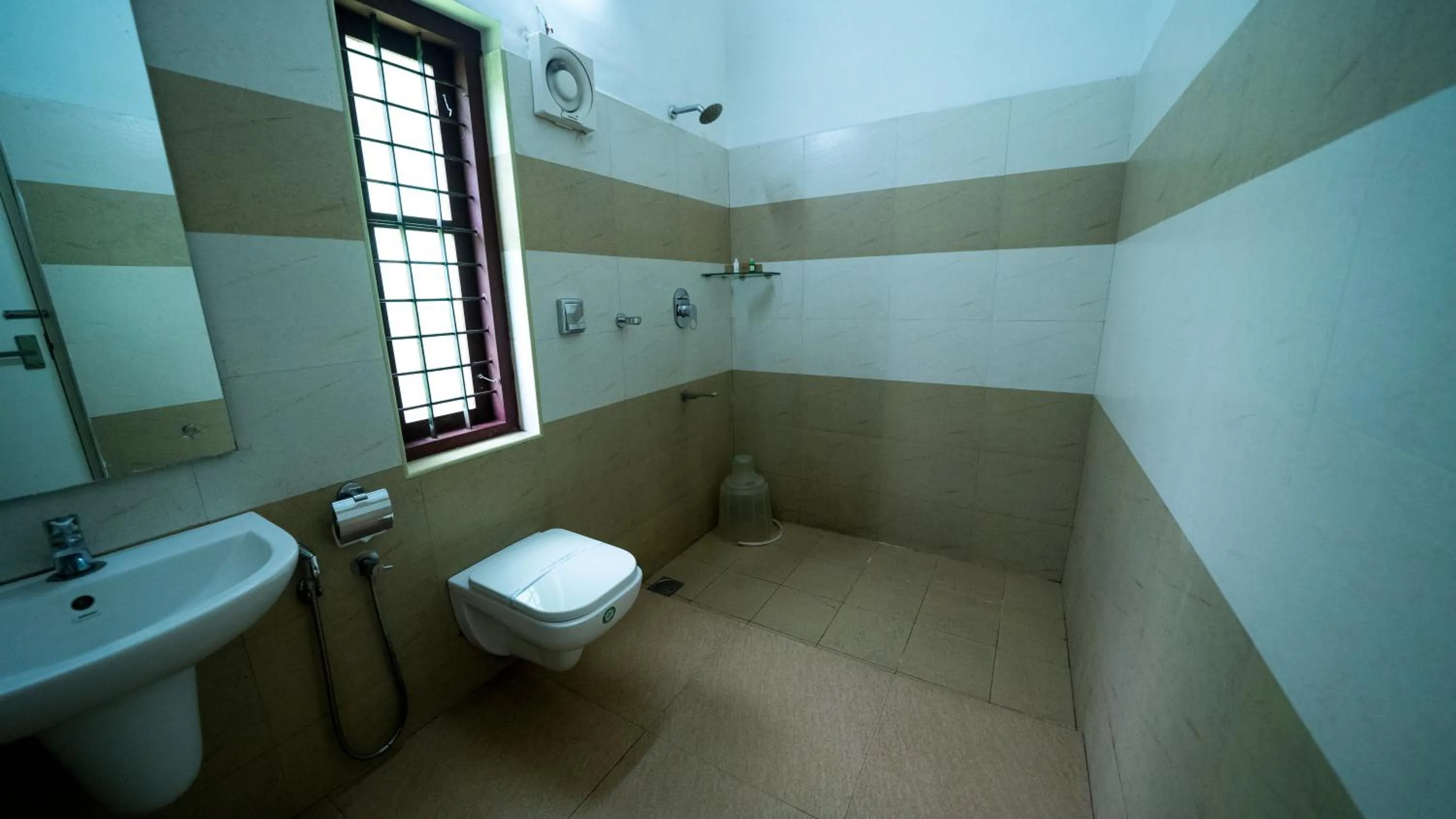 Toilet in Vythiri Holiday Resort, Wayanad