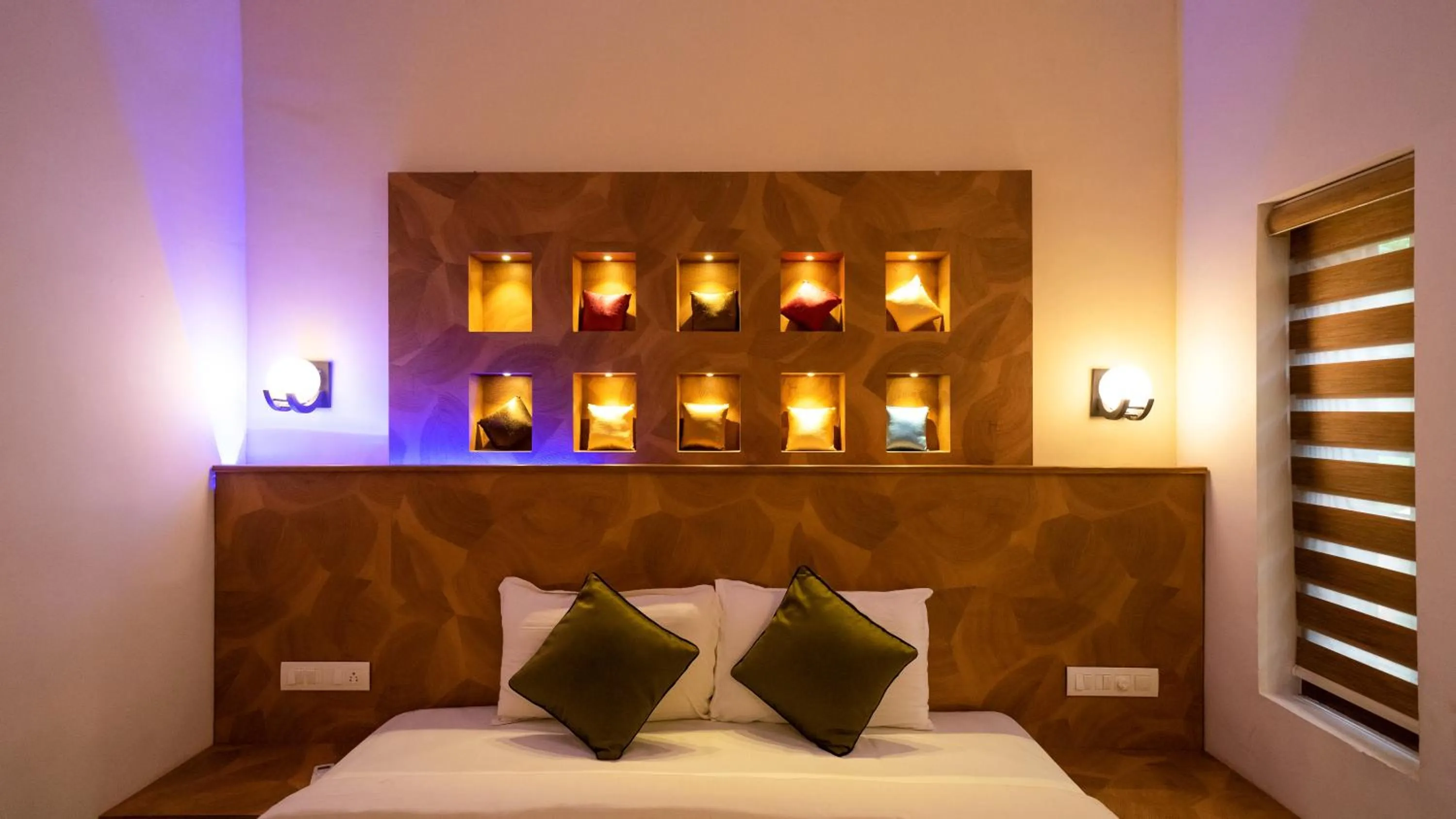 Bedroom in Vythiri Holiday Resort, Wayanad