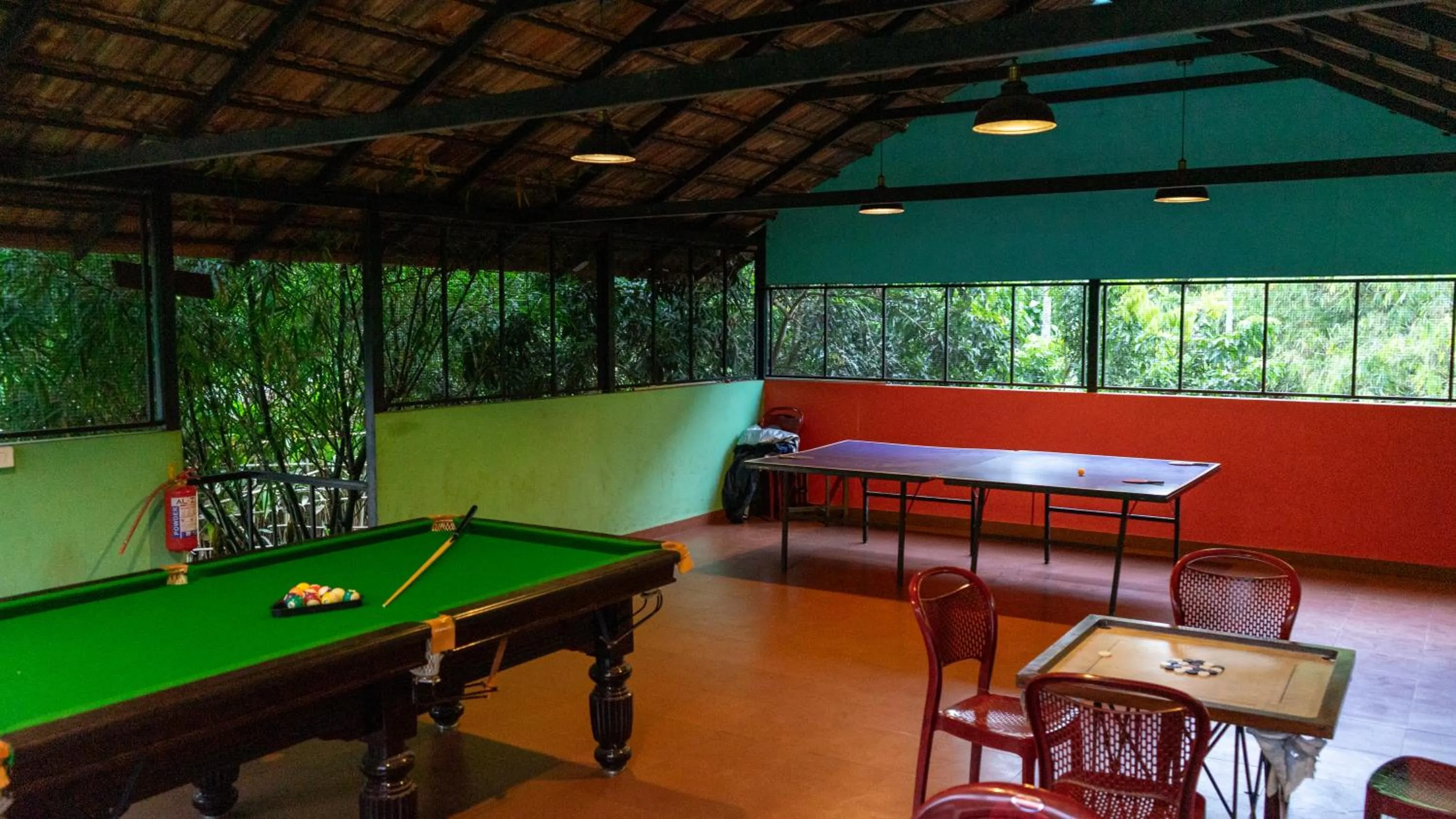 Billiard in Vythiri Holiday Resort, Wayanad