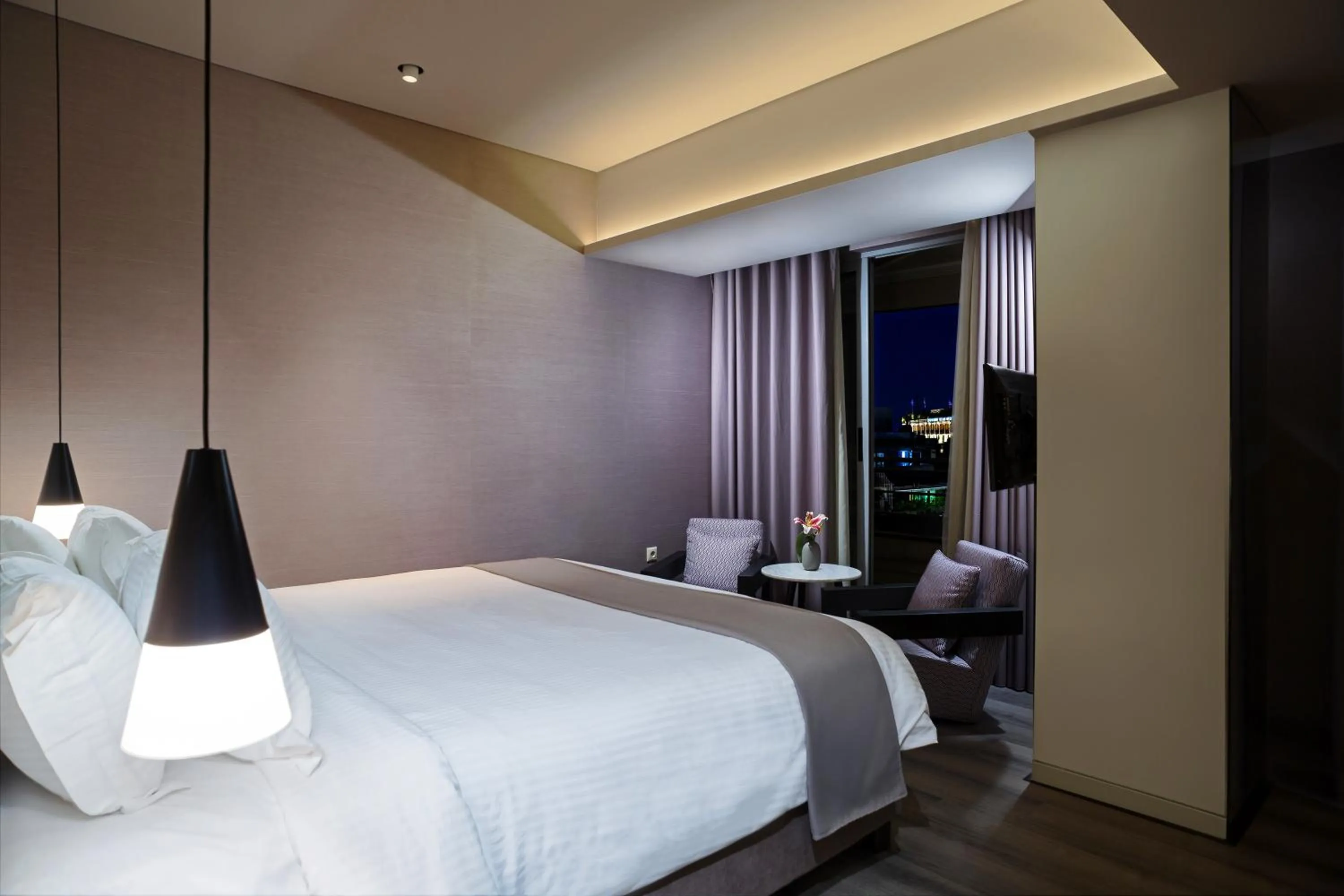 Bed in Hotel Lozenge