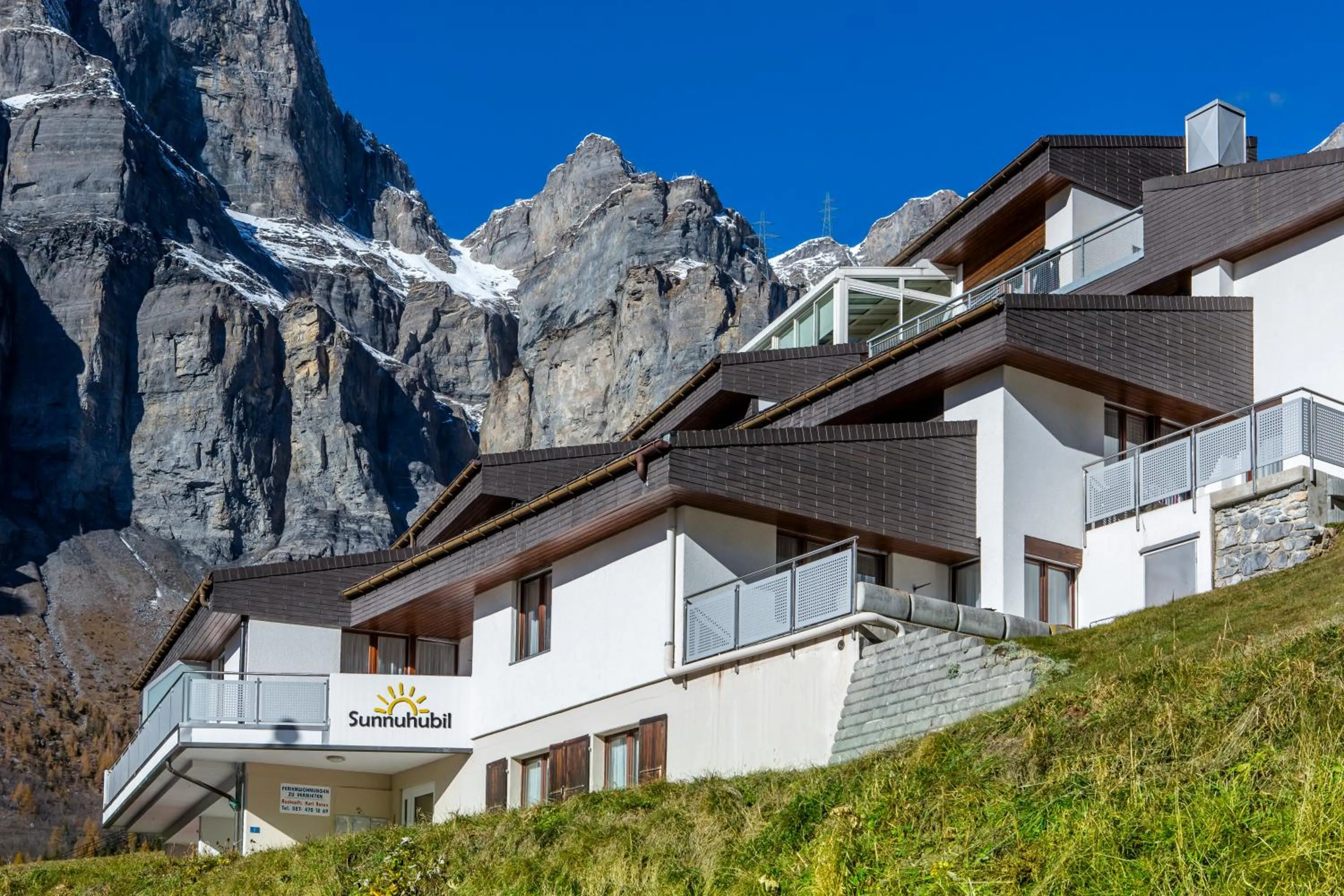 Facade/entrance in Sunnuhubil Leukerbad