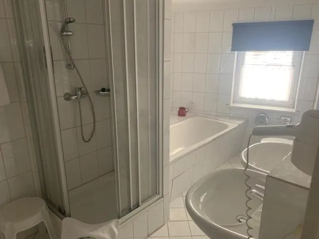 Bathroom in Hotel Schwarzes Ross Siebenlehn