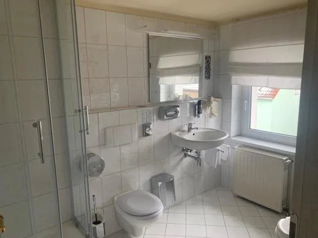 Bathroom in Hotel Schwarzes Ross Siebenlehn