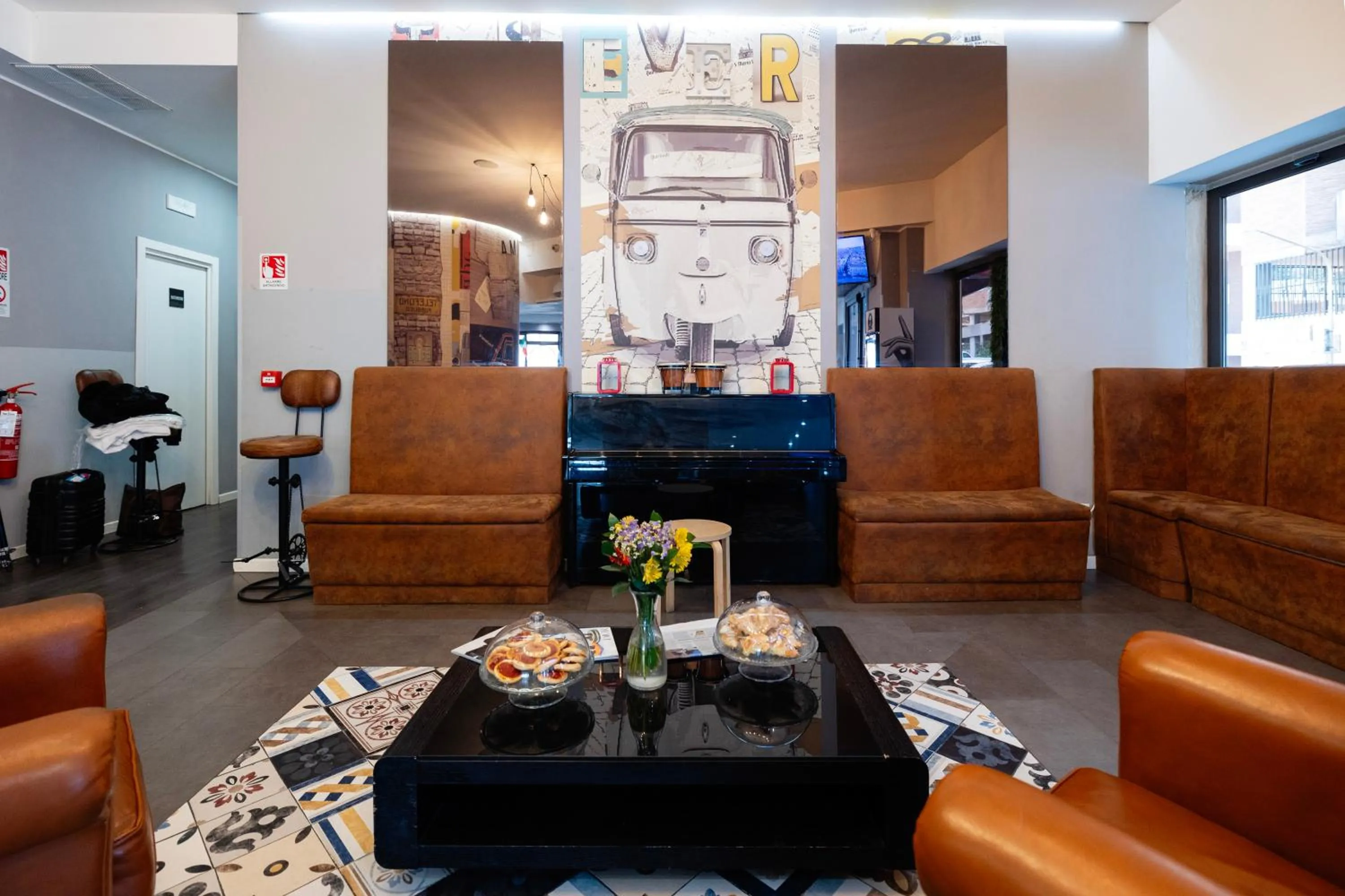 Lobby or reception in Hostel Trastevere