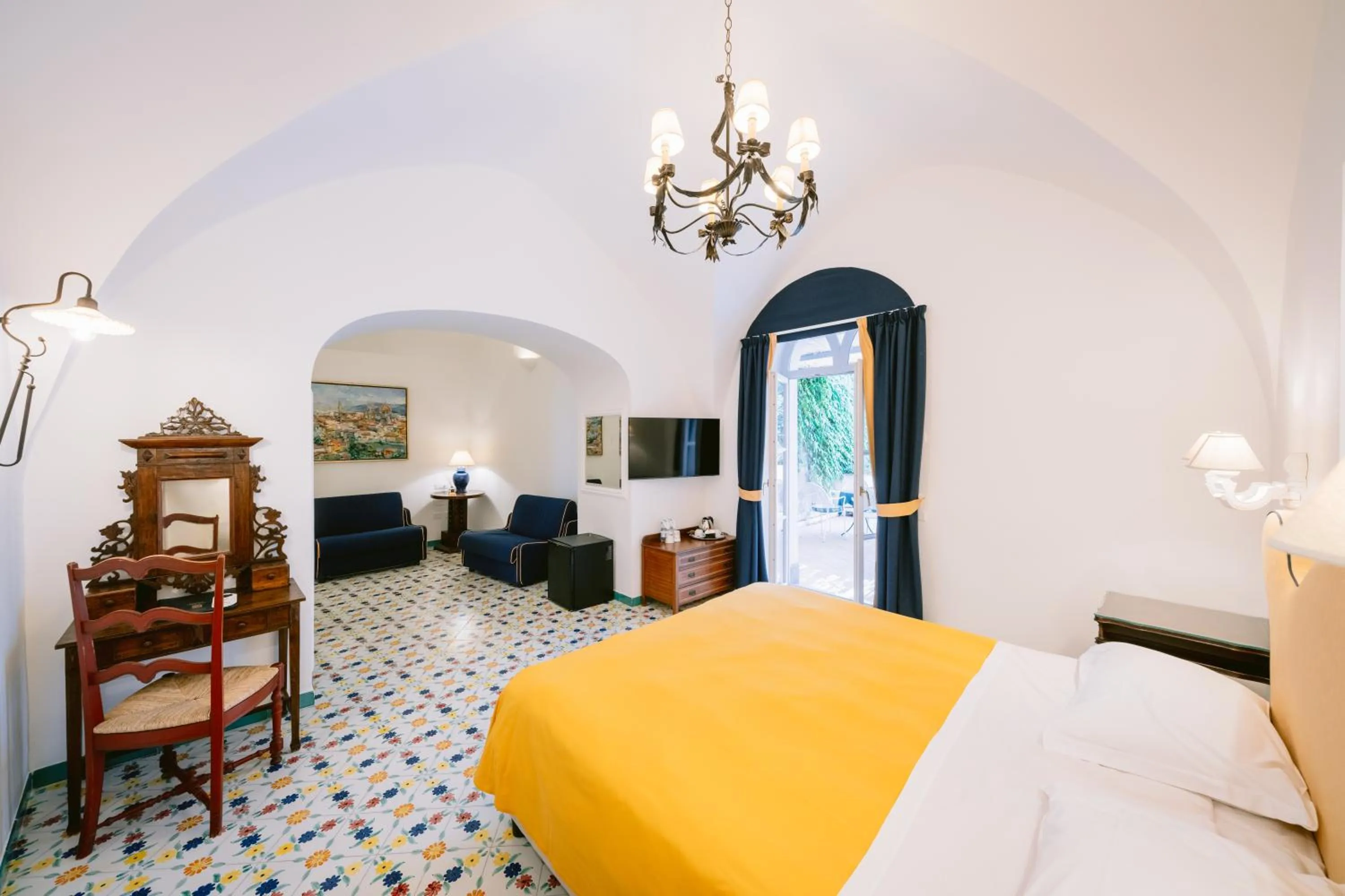 Bed in Hotel Giordano