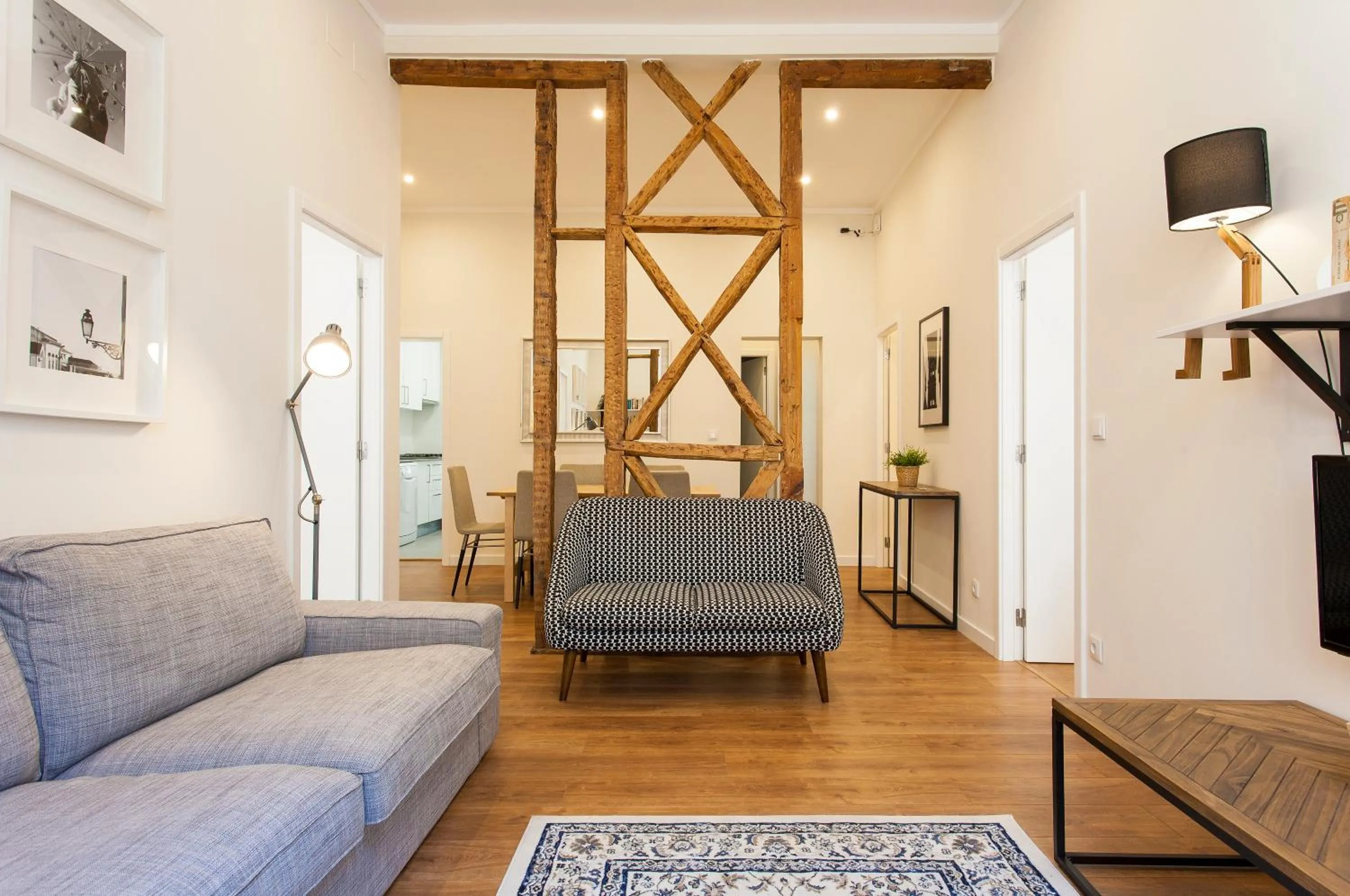 Living room in Central Downtown by Central Hill Apartments