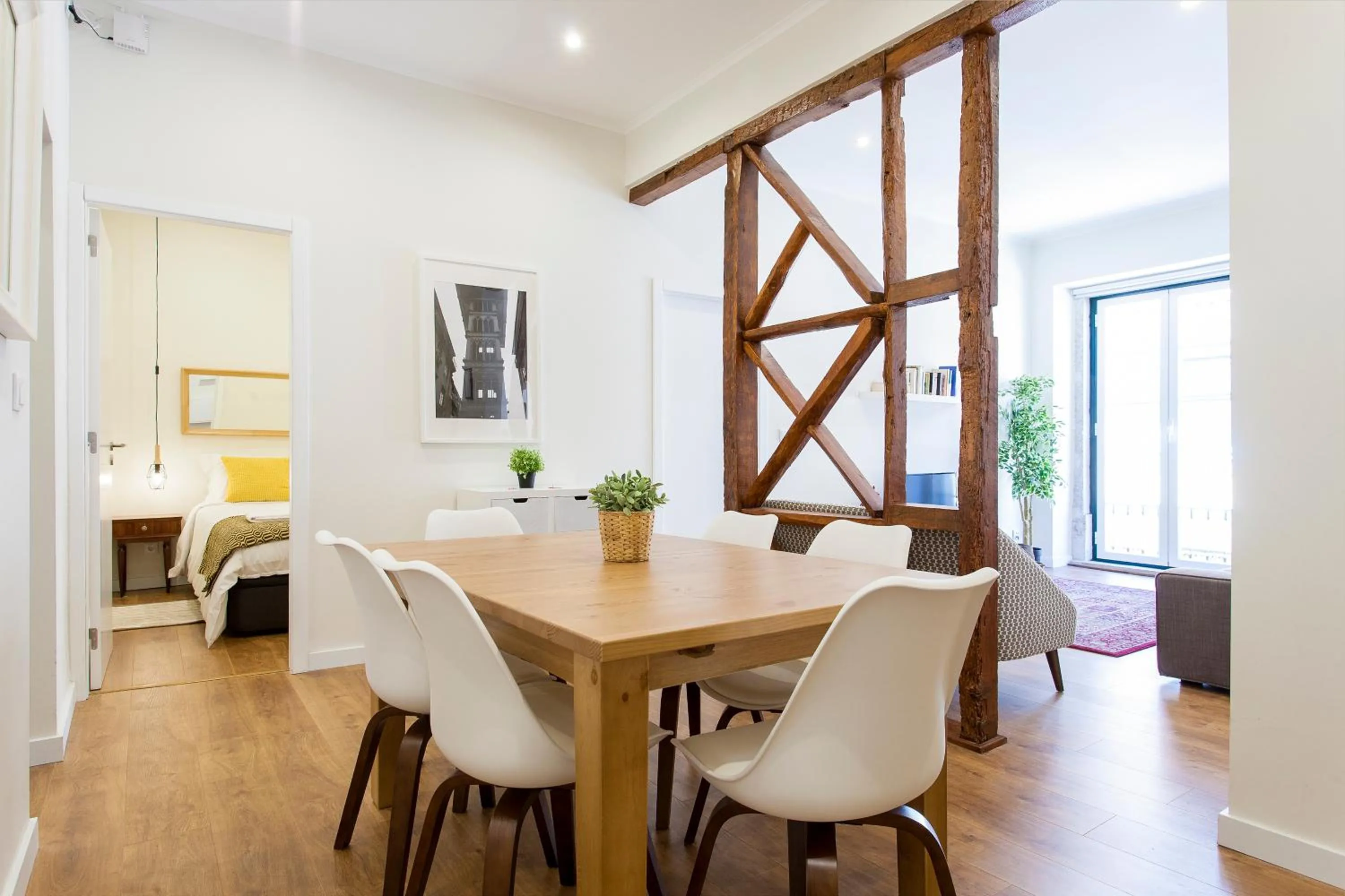 Dining area in Central Downtown by Central Hill Apartments