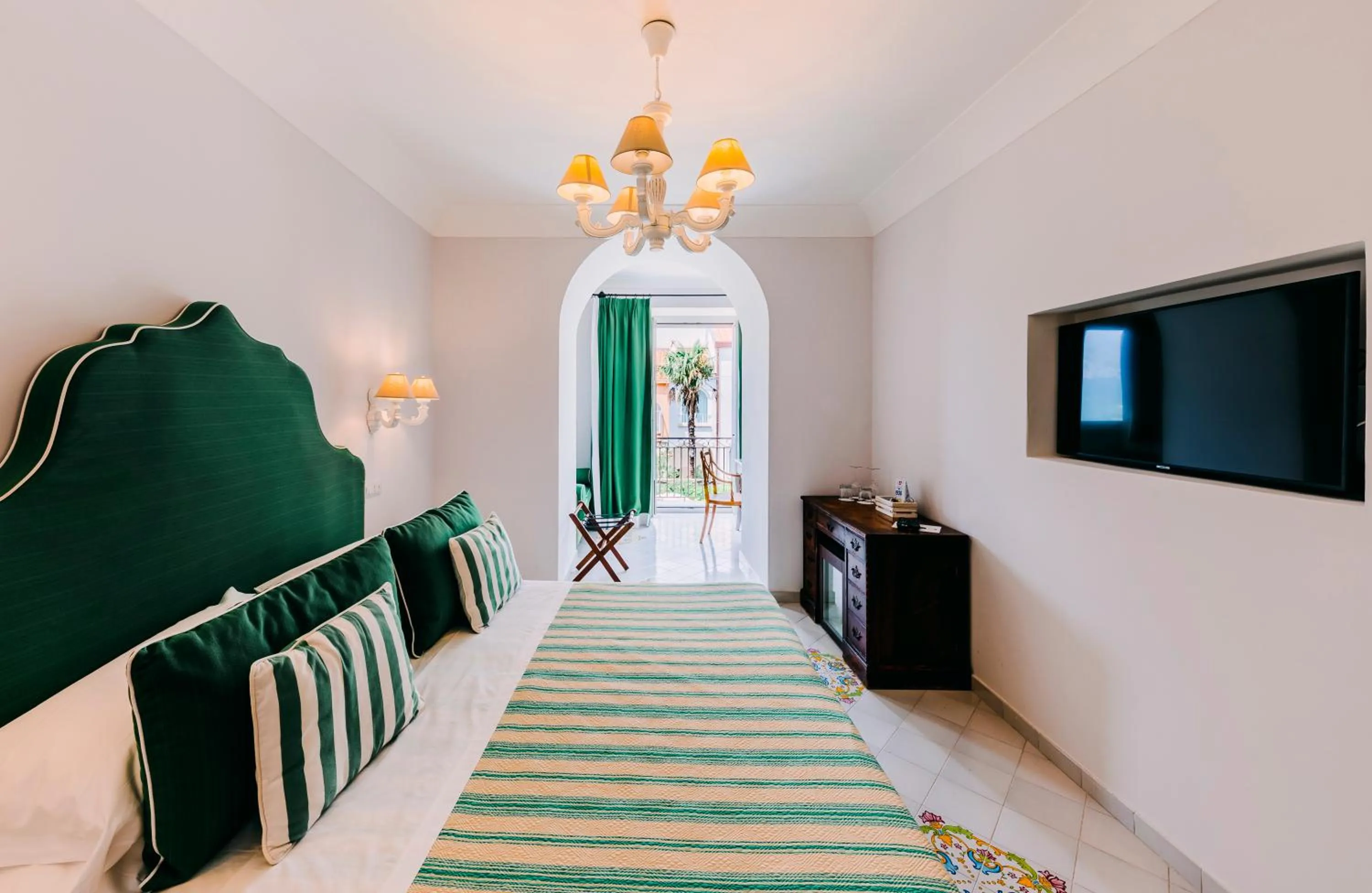 Bed in Hotel Villa Maria