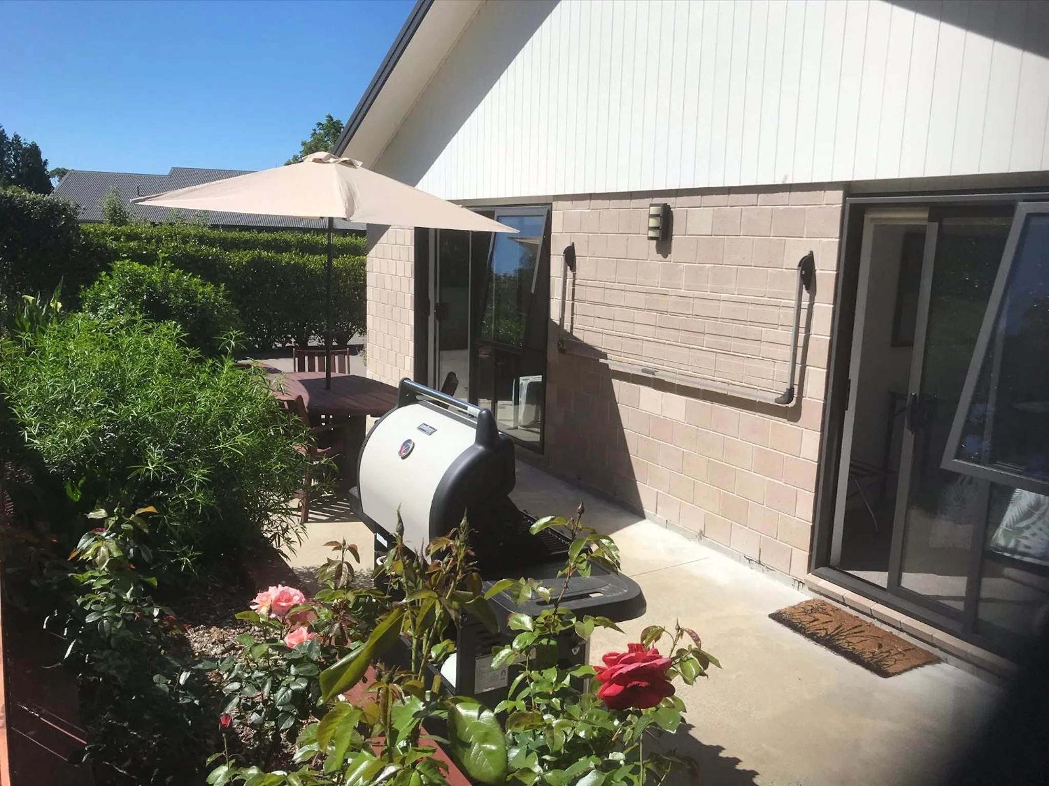 Patio in Baybell Lodge