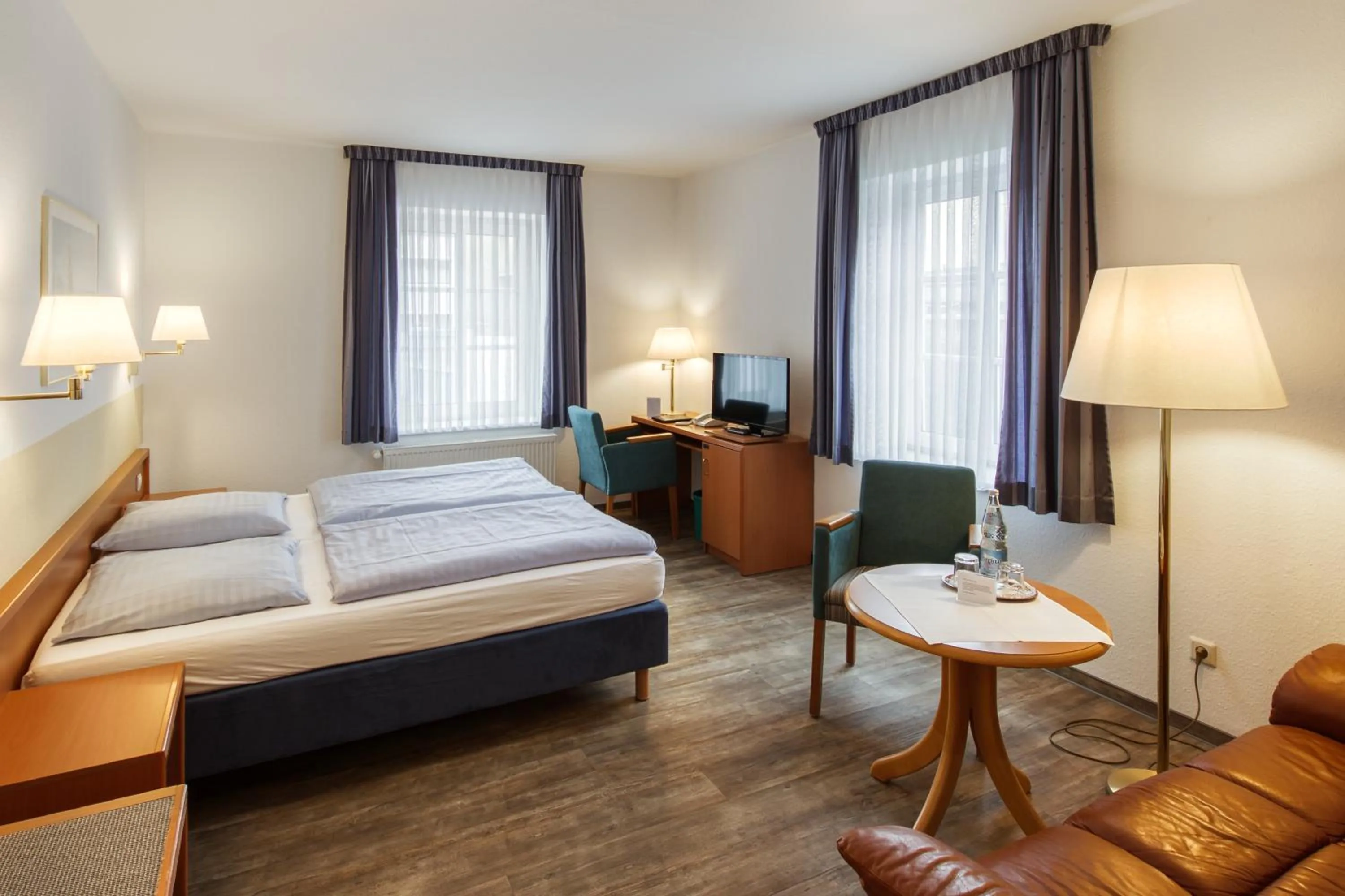 Bed in Hotel Ingeborg