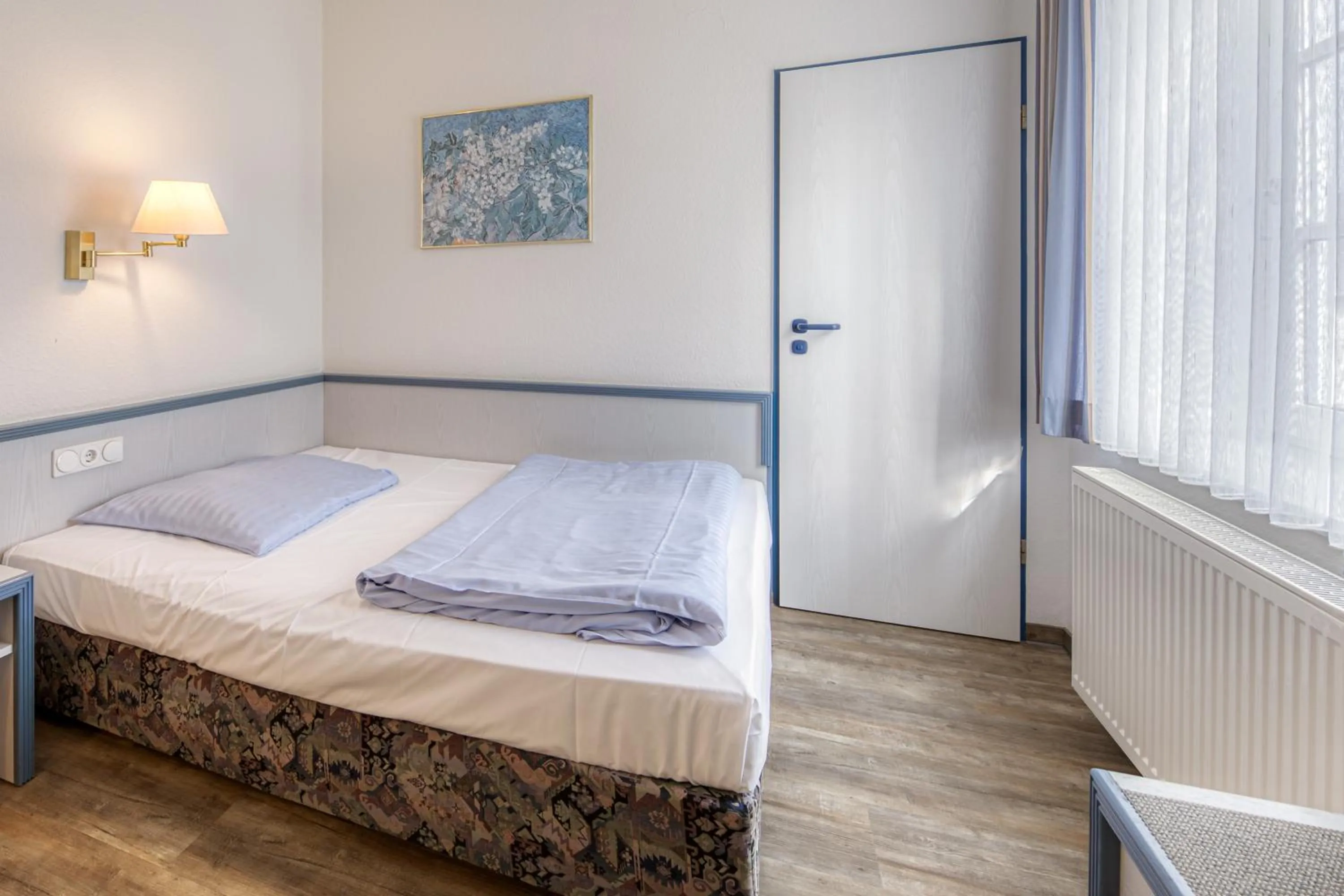 Bed in Hotel Ingeborg