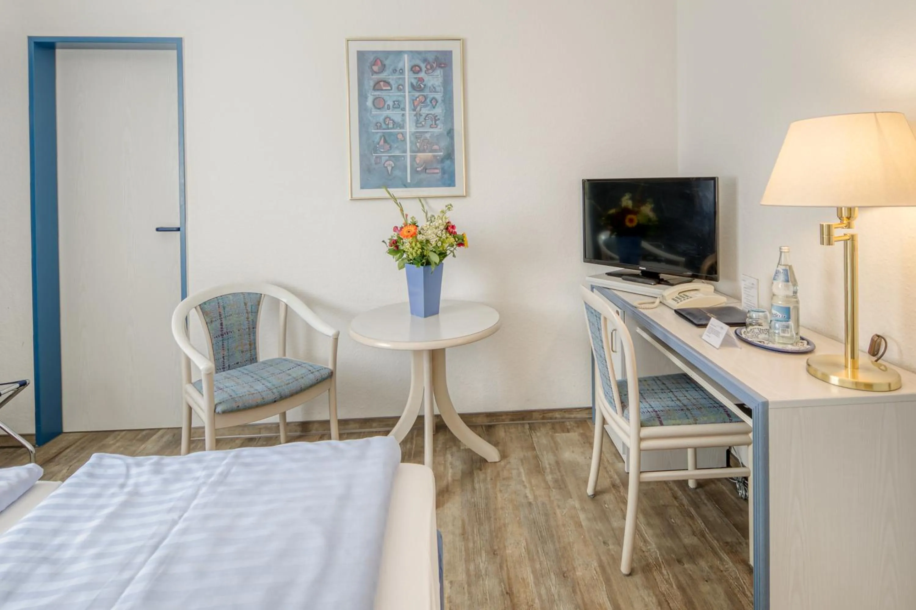 Bed in Hotel Ingeborg