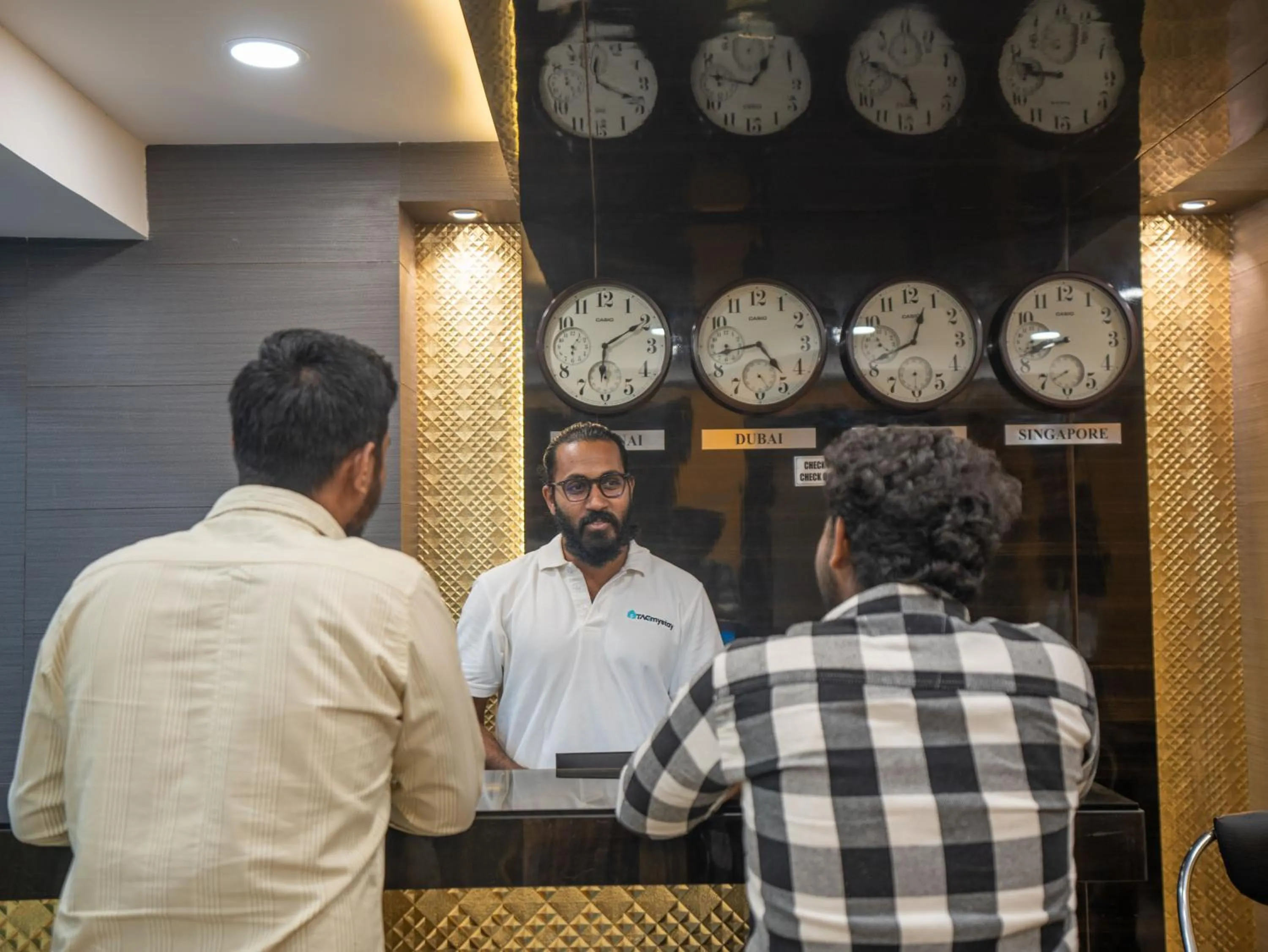 Lobby or reception in Orion Residency Hotel Near Chennai Central Railway Station