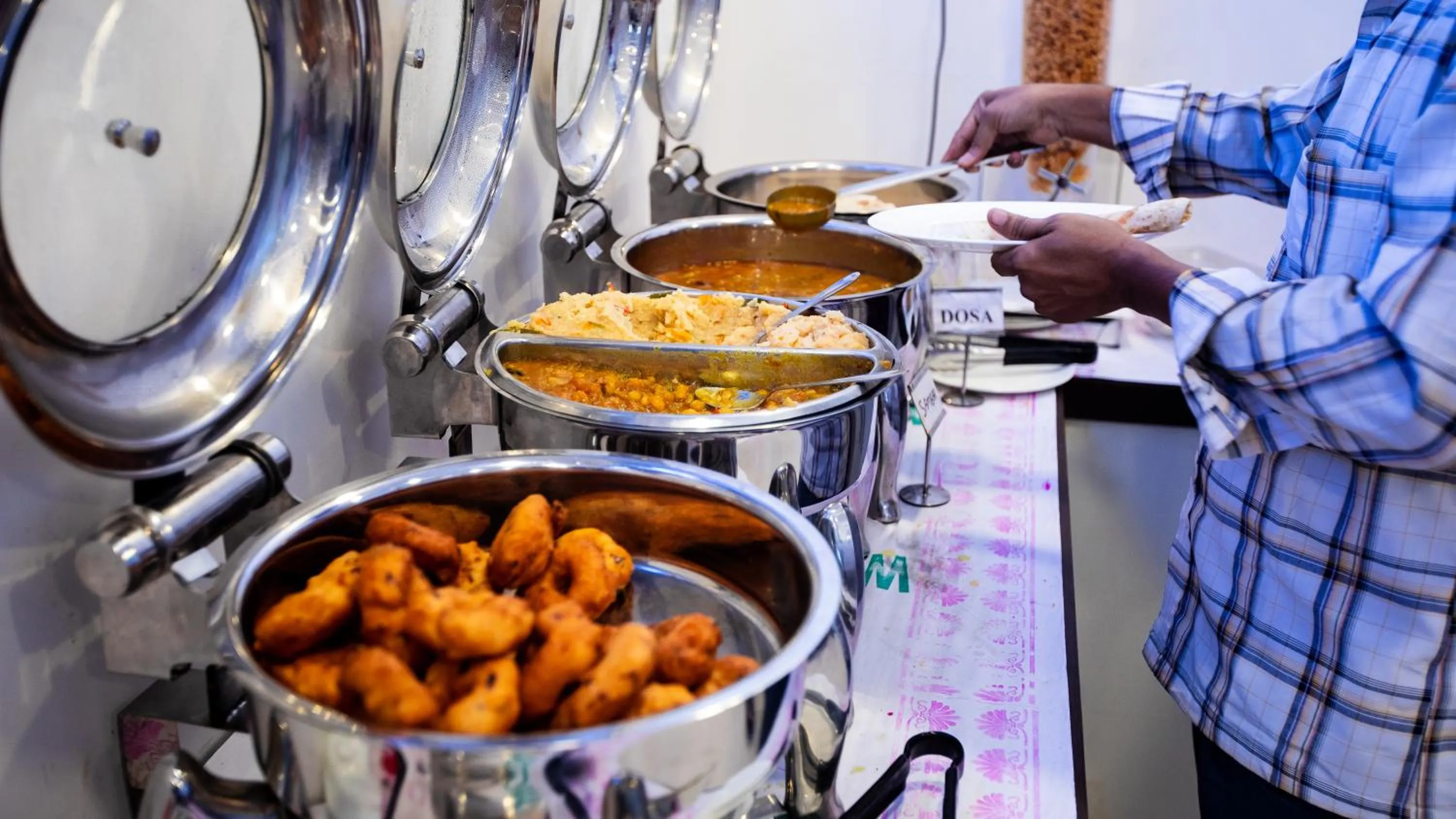 Breakfast in Orion Residency Hotel Near Chennai Central Railway Station