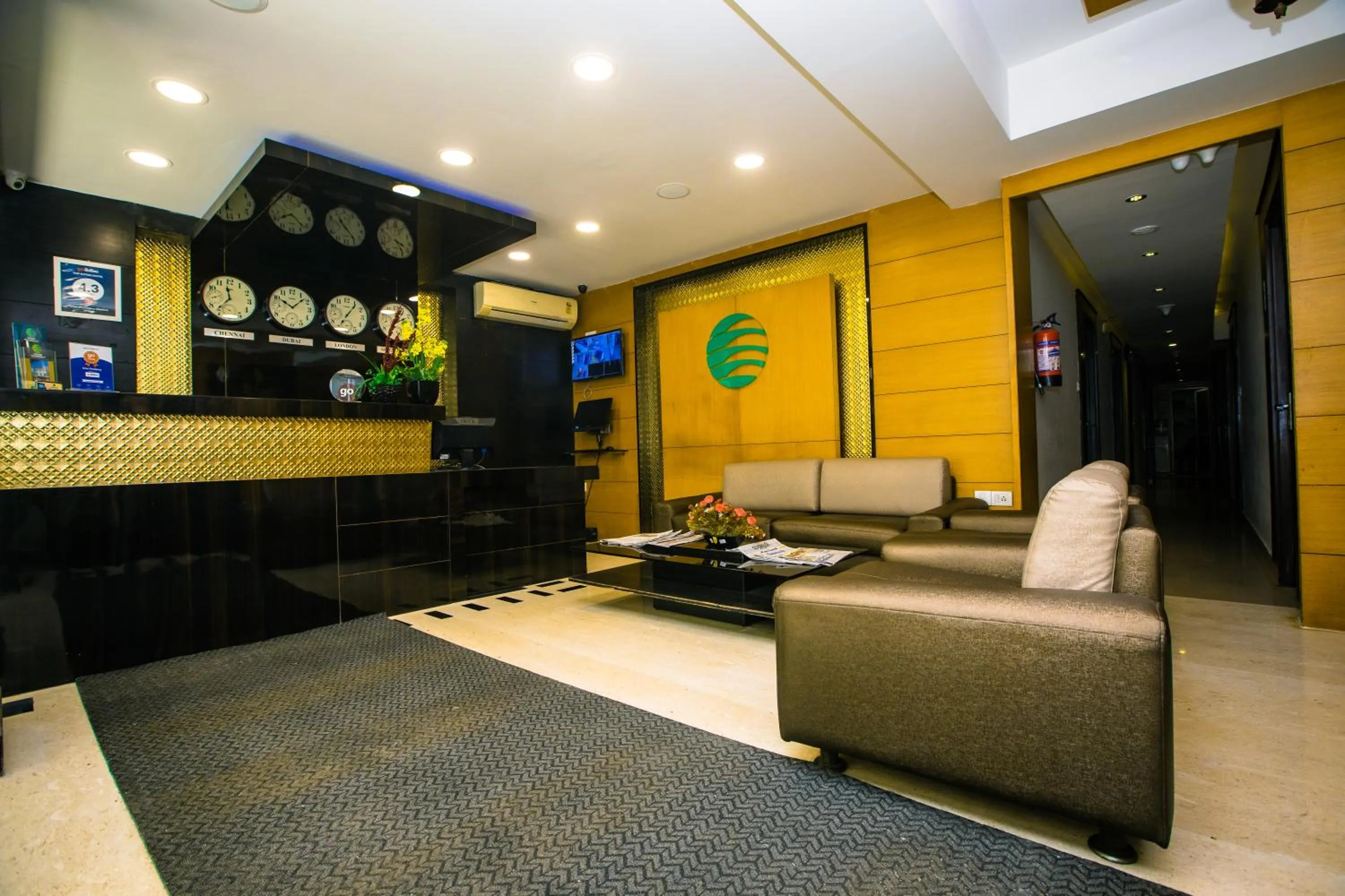 Lobby or reception in Orion Residency Hotel Near Chennai Central Railway Station