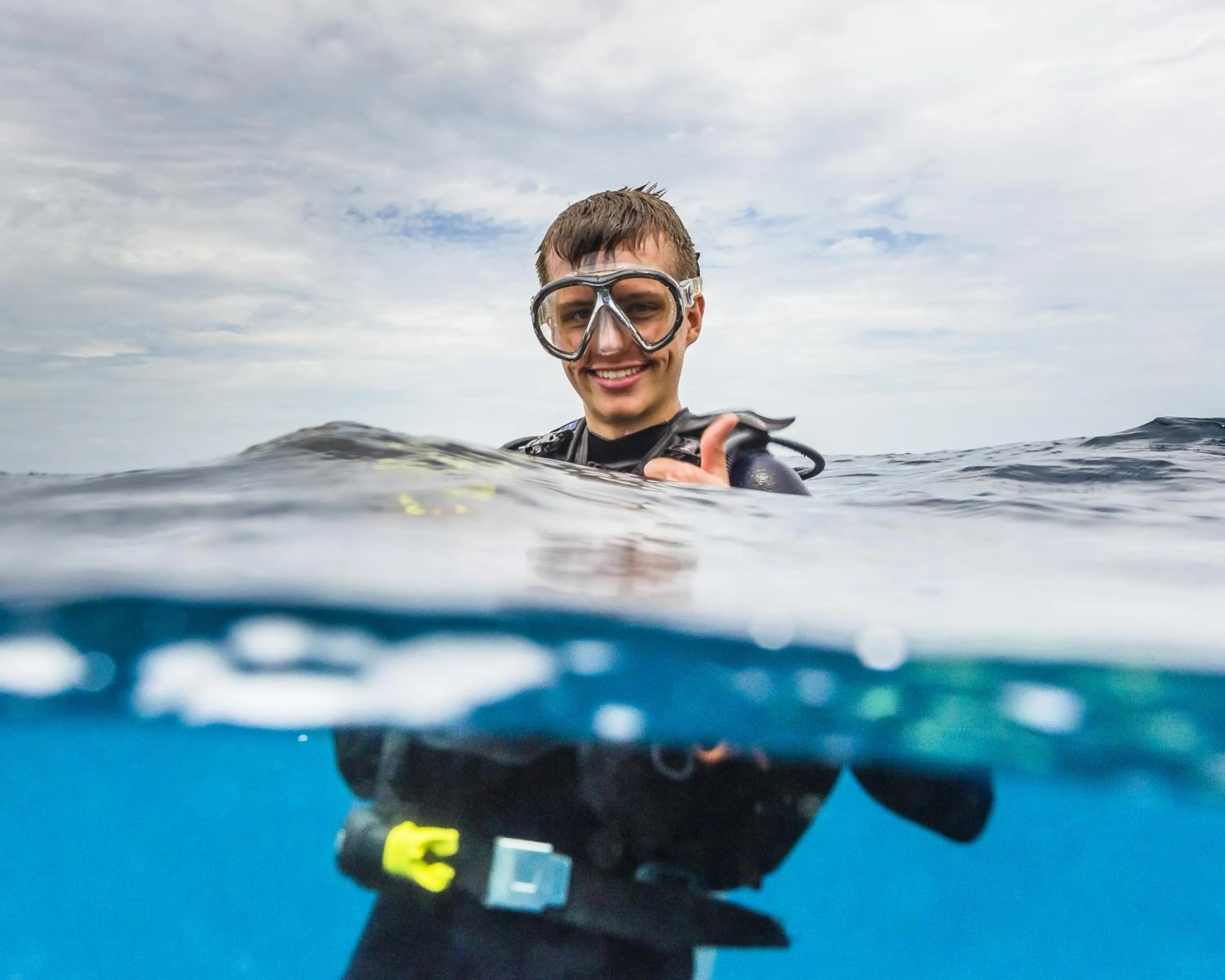 People in New Heaven Dive School and Resort