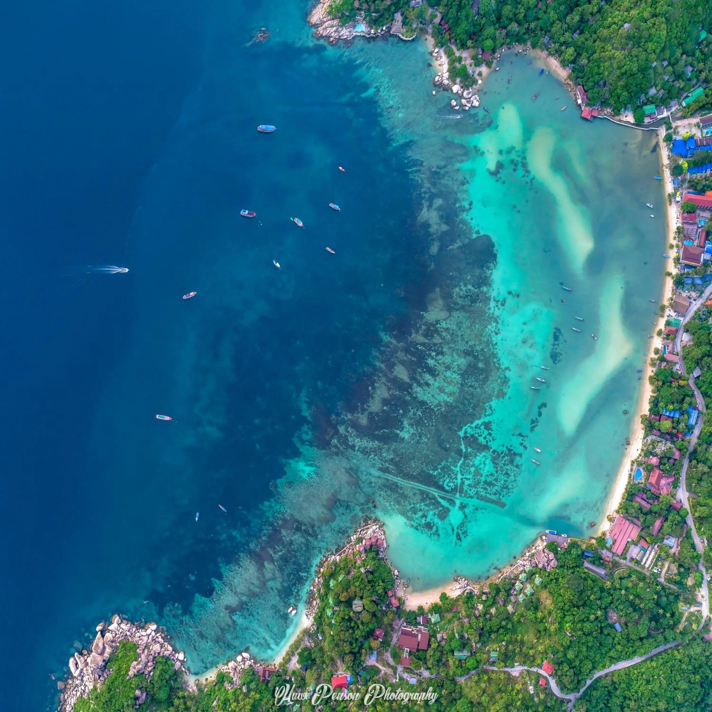 Bird's eye view in New Heaven Dive School and Resort