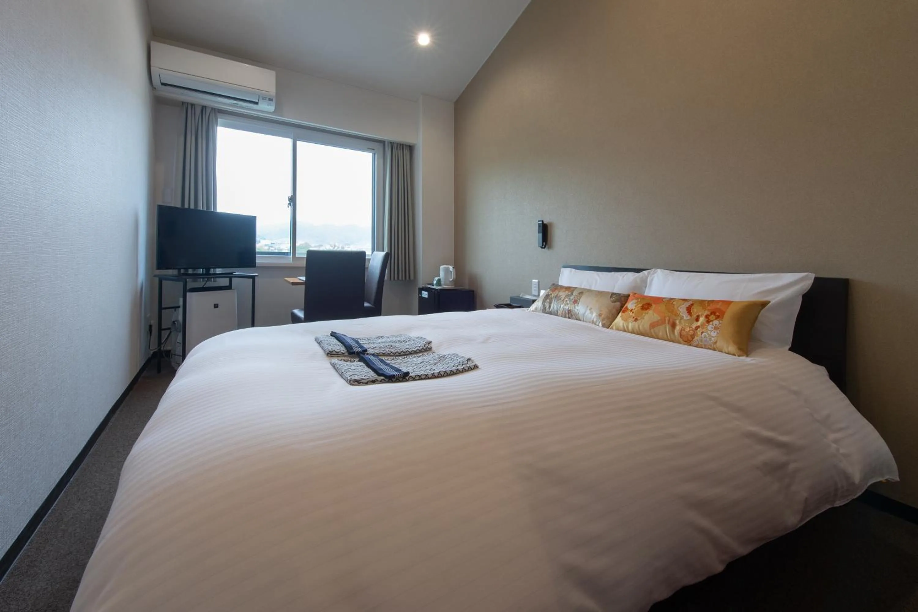 Bed in Hotel Arashiyama