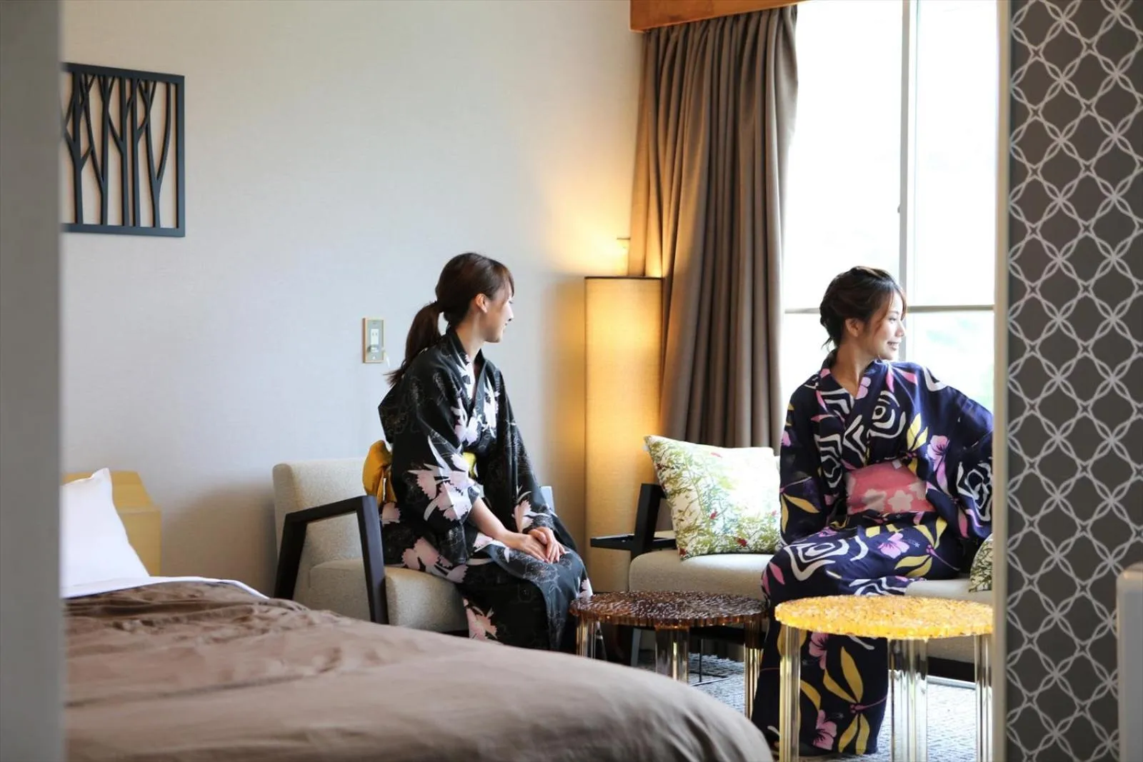 Bed in Okutsu Onsen Komeya Club