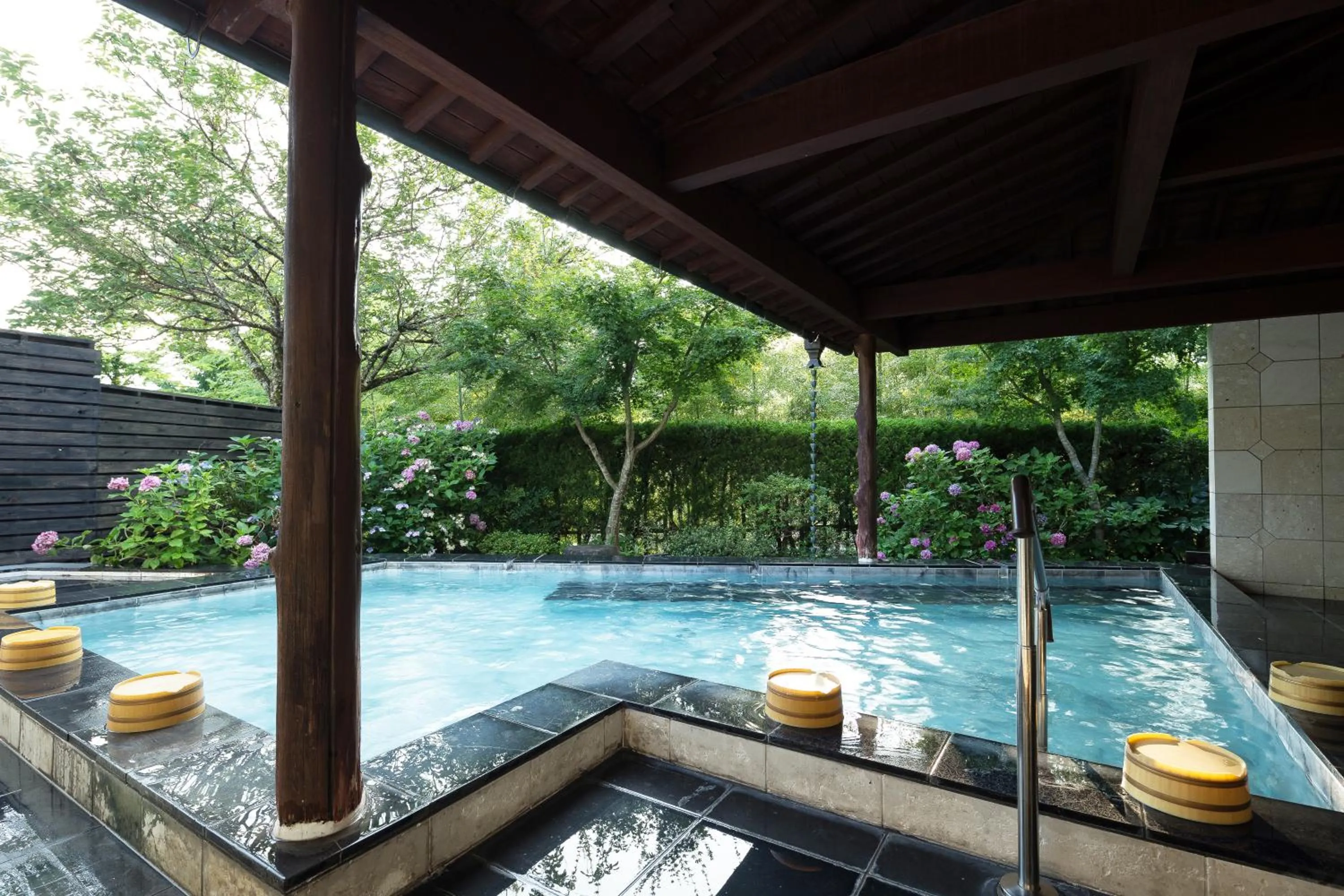 Open Air Bath in Okutsu Onsen Komeya Club