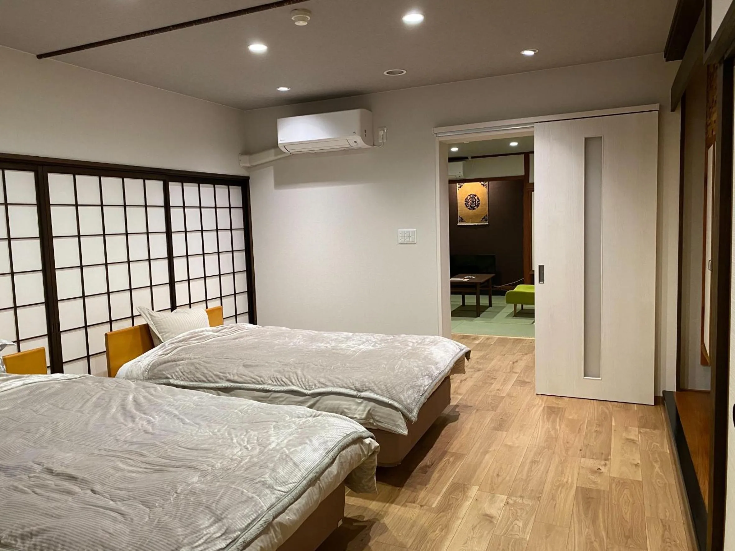 Bed in Okutsu Onsen Komeya Club