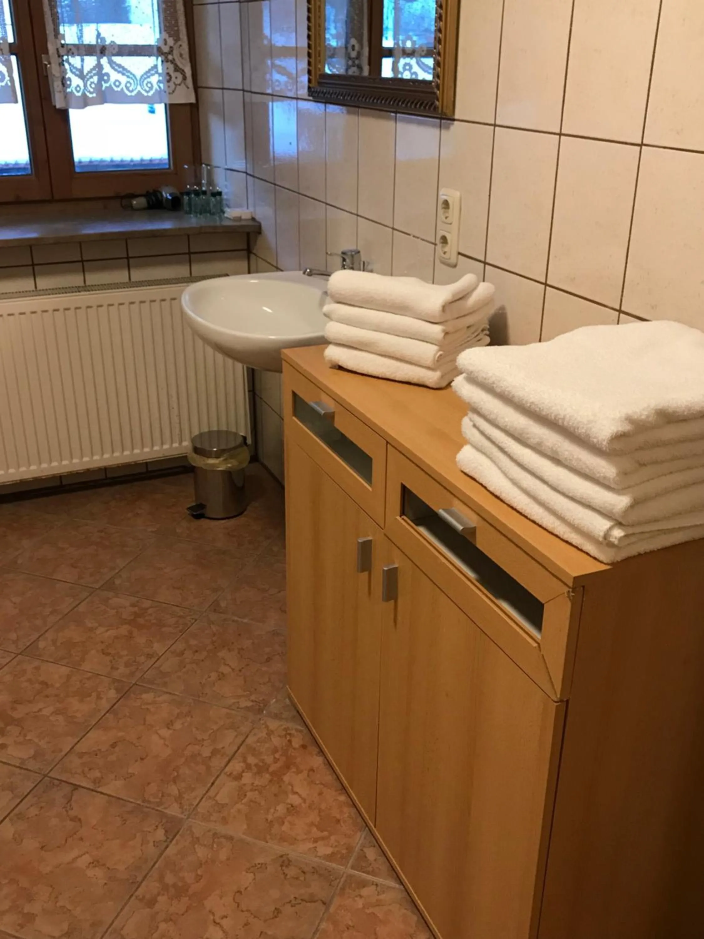 Bathroom in Posthotel Sachrang