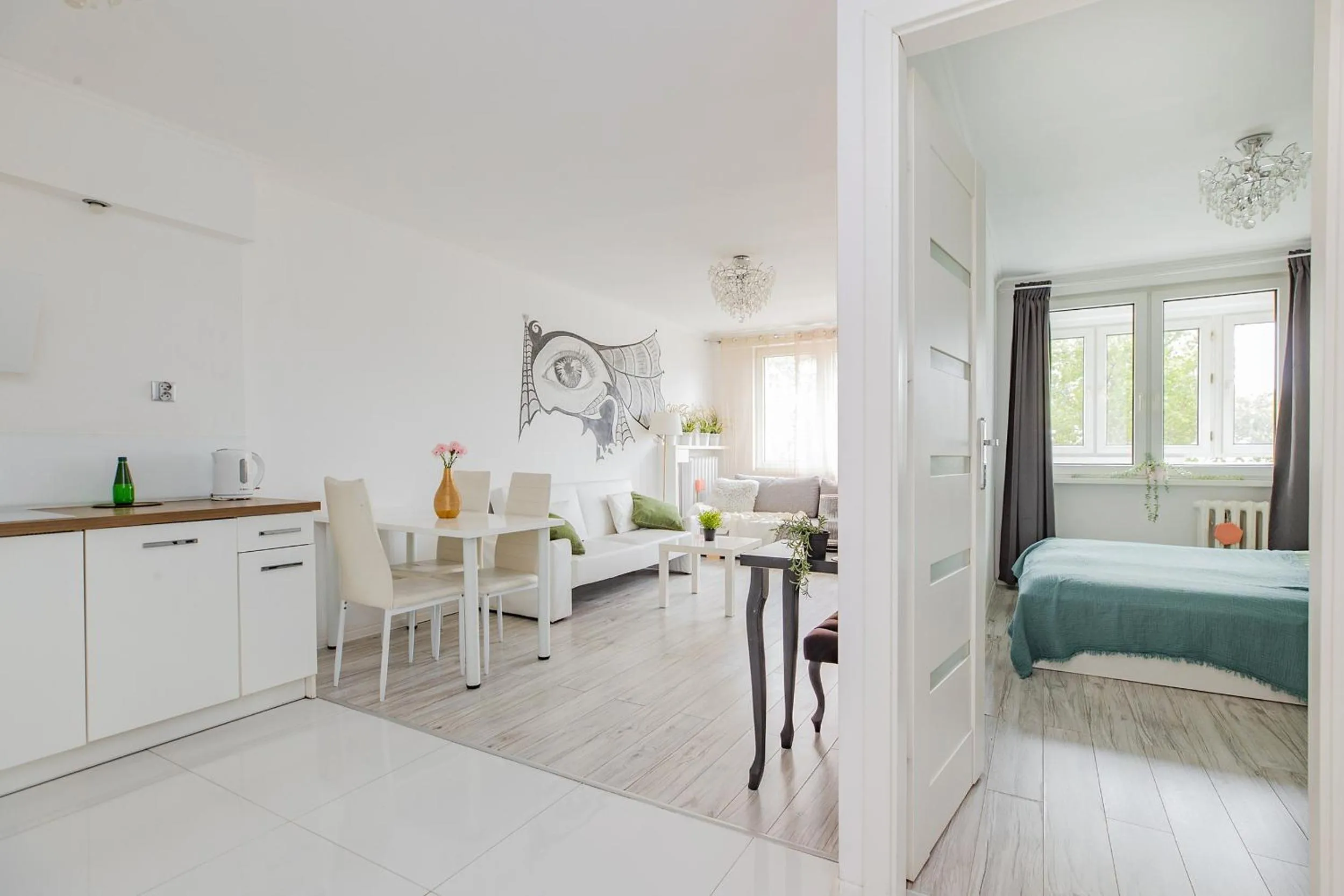 Living room in ShortStayPoland Aleje Jerozolimskie (B13)