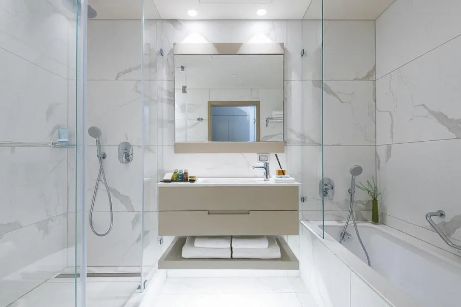 Bathroom in U Boutique Kinneret by the Sea of Galilee