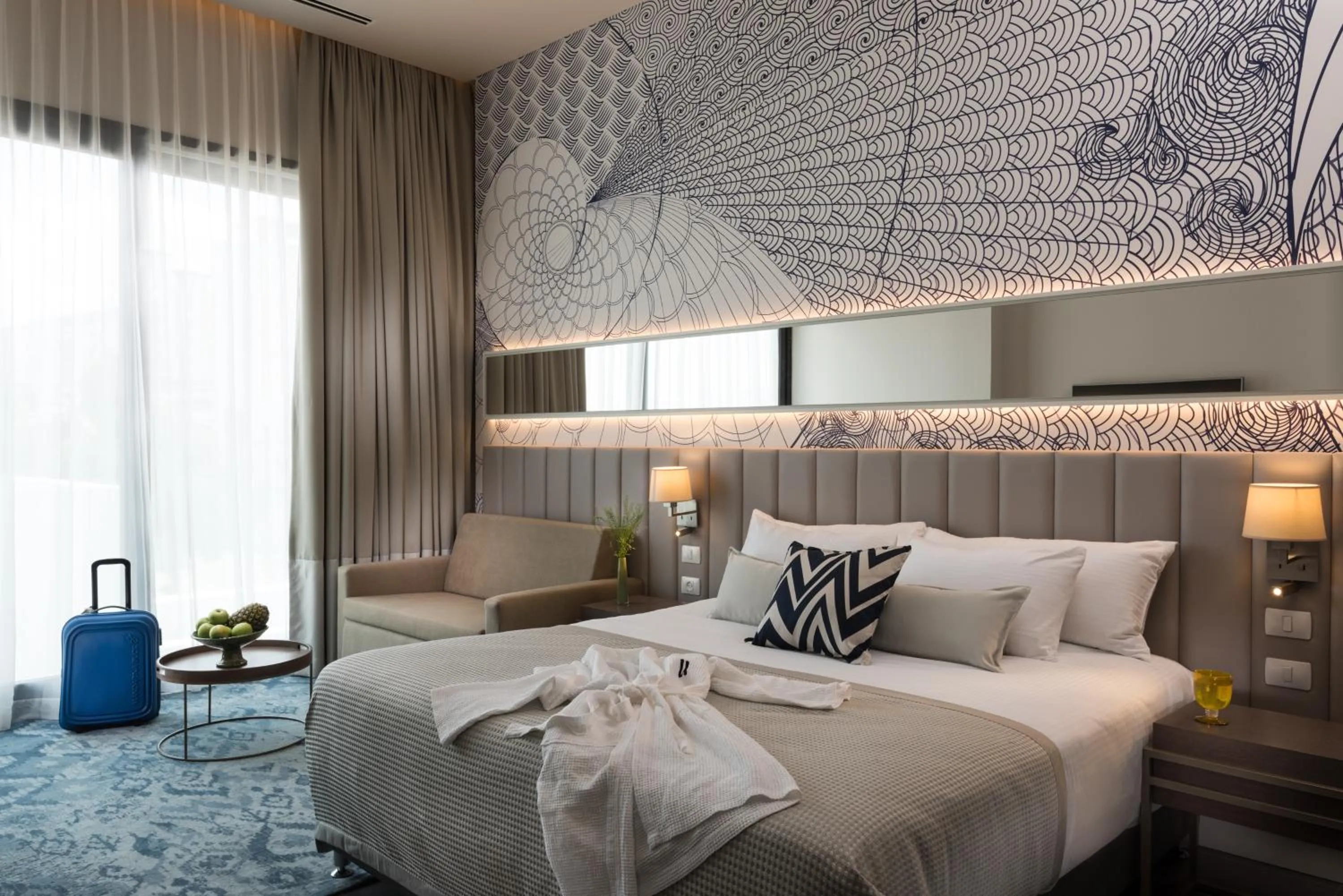 Bedroom, Bed in U Boutique Kinneret by the Sea of Galilee