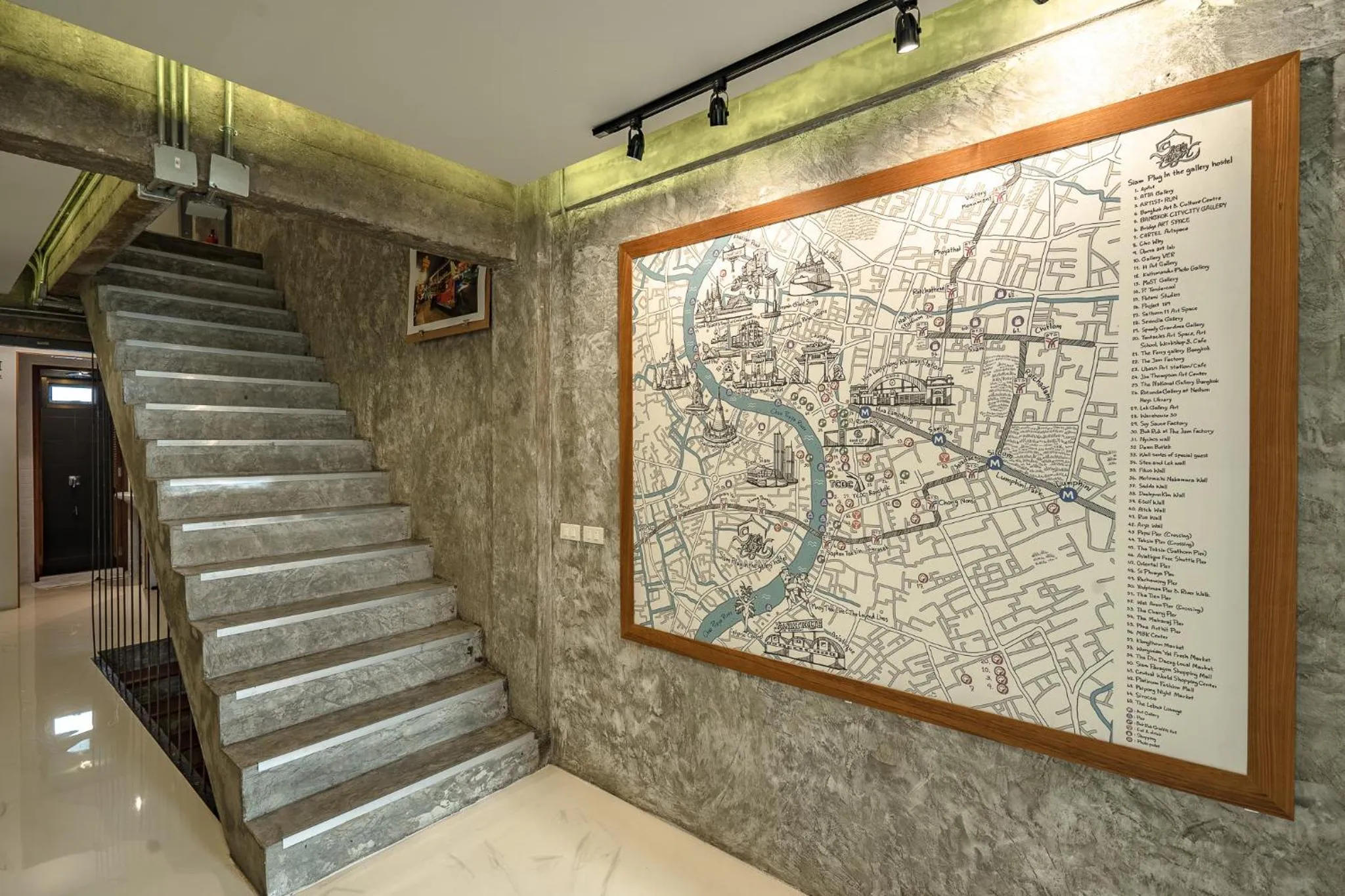 Decorative detail in Siam Plug In Hostel