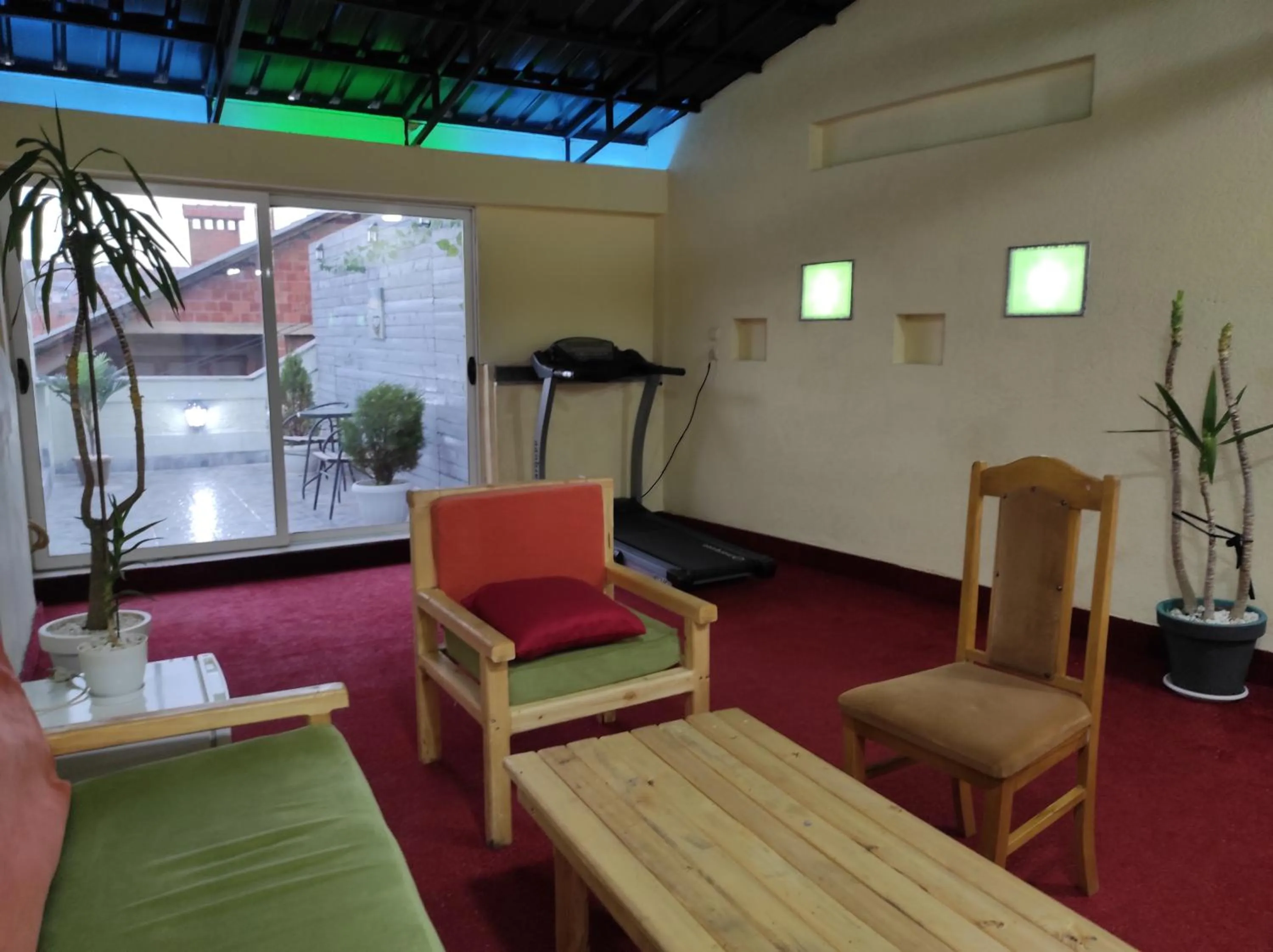 Patio in Urban Boutique Hotel