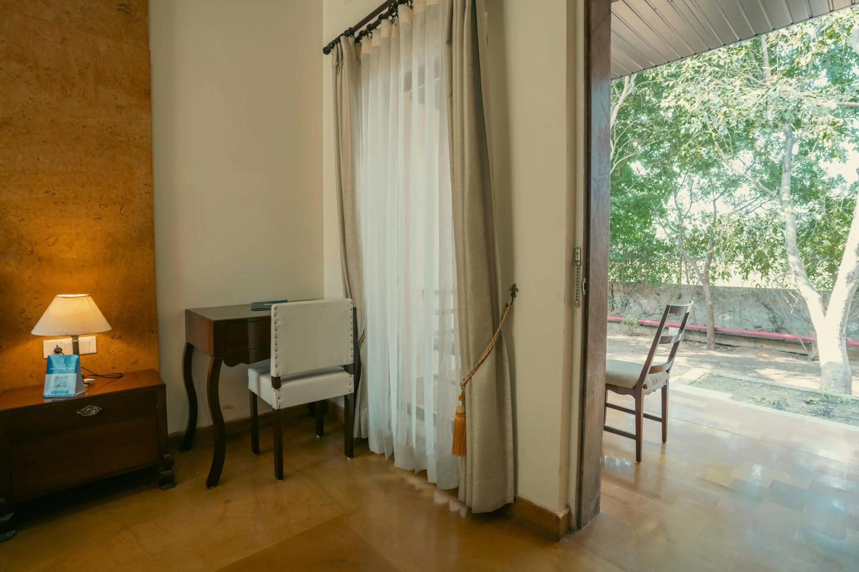 Seating area in Abhyaran Resort & Spa Ranthambore