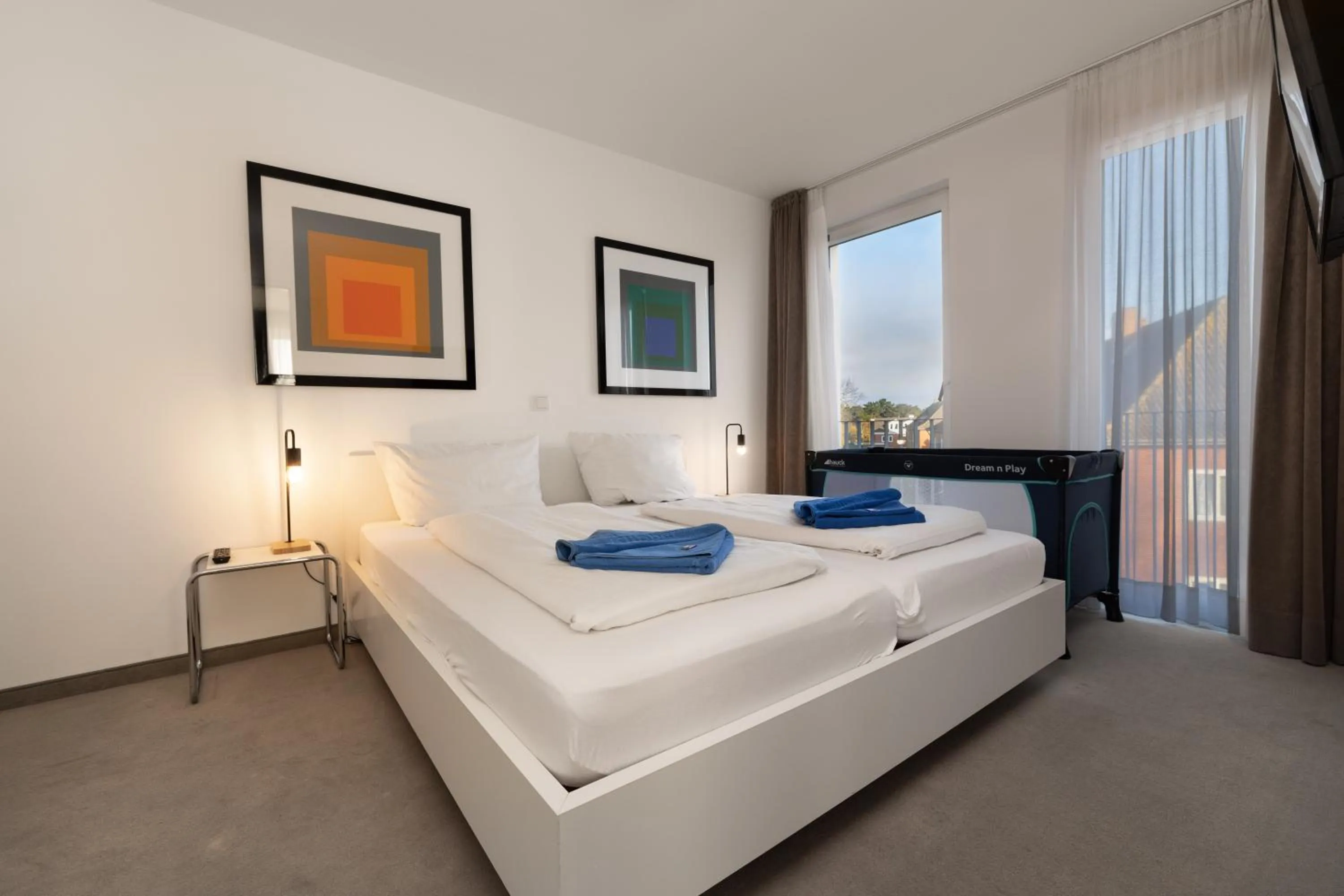 Bedroom, Bed in Haus KLIPPER Norderney