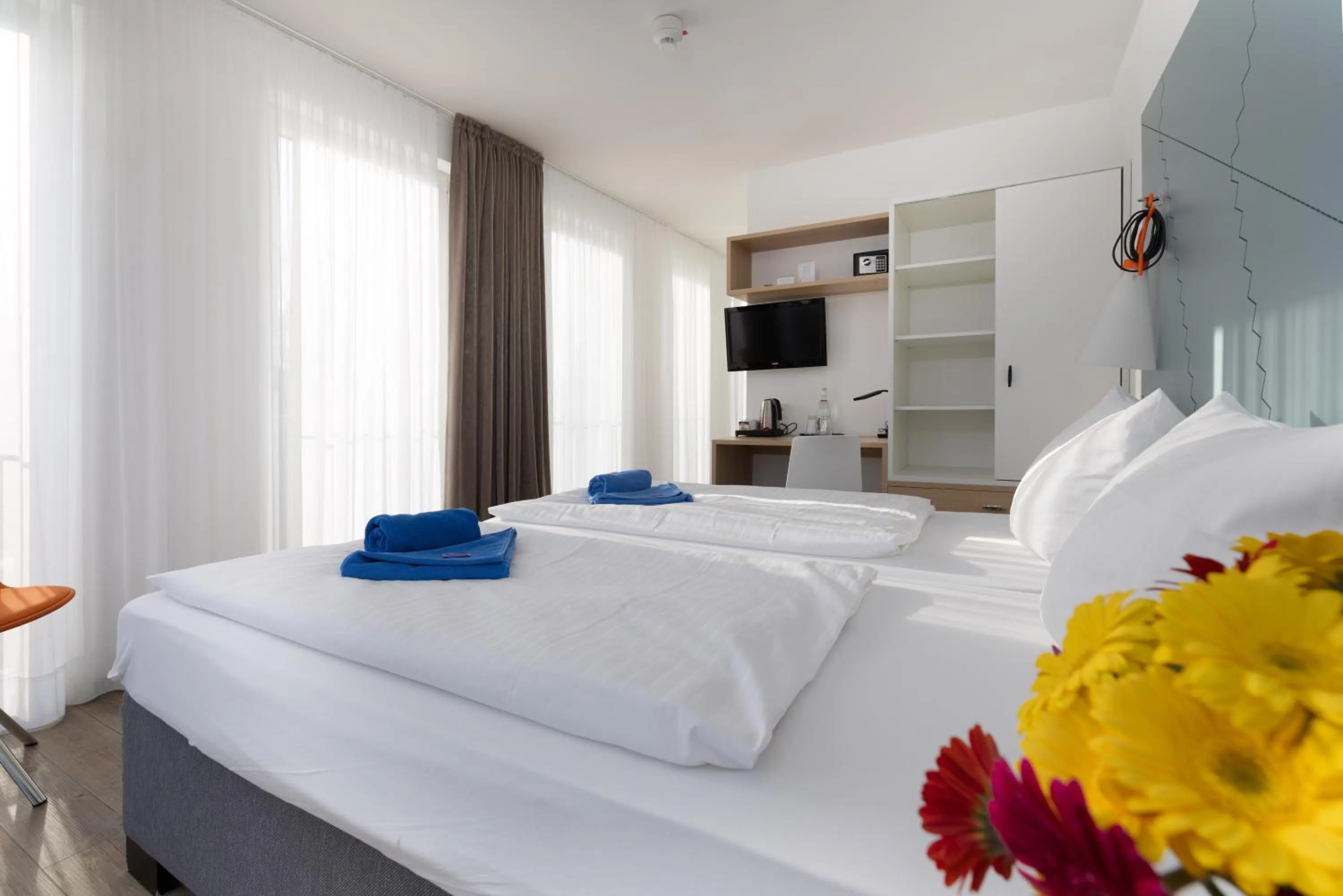 Bedroom, Bed in Haus KLIPPER Norderney