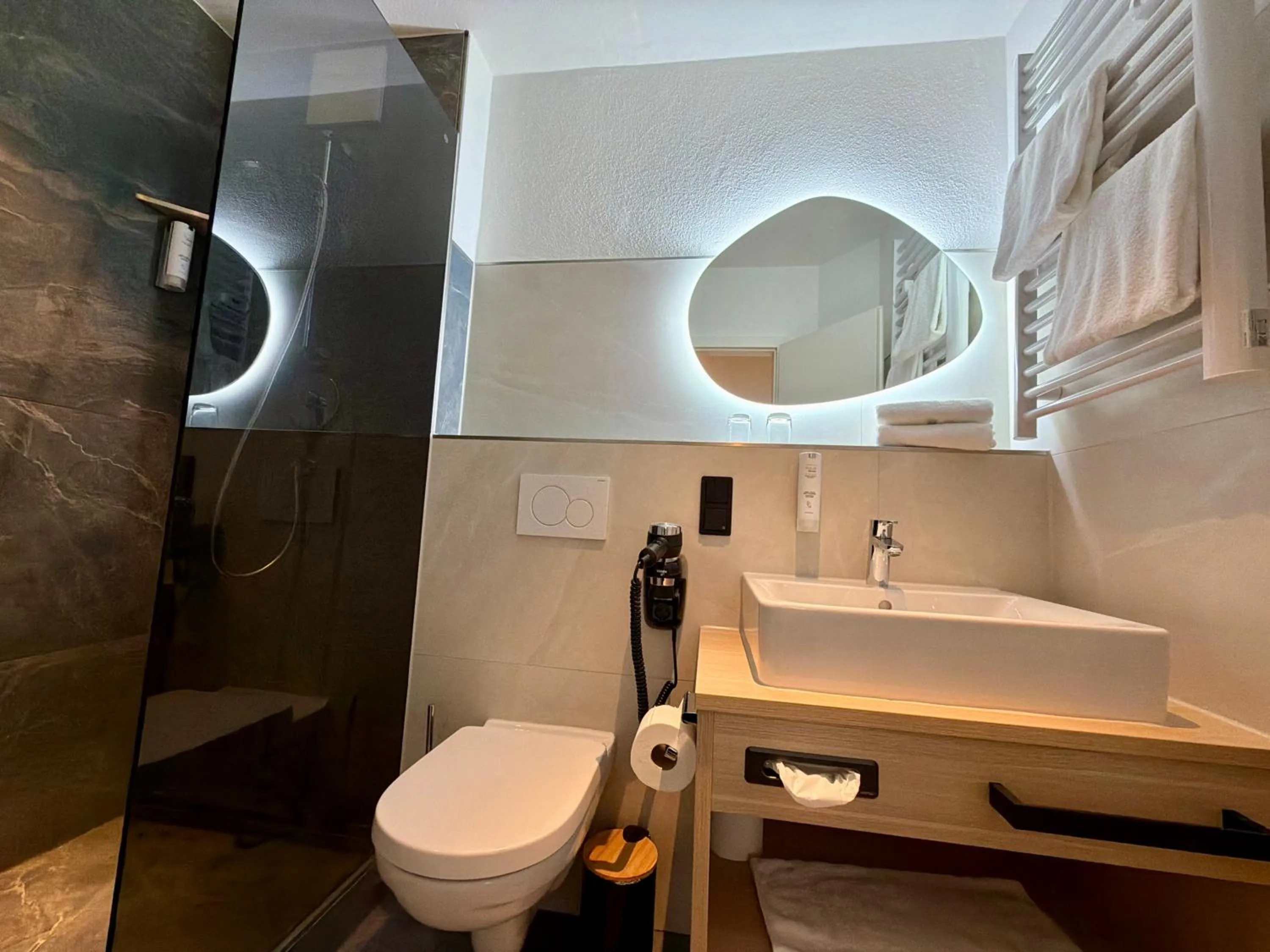 Shower in Seespitz Gästehaus