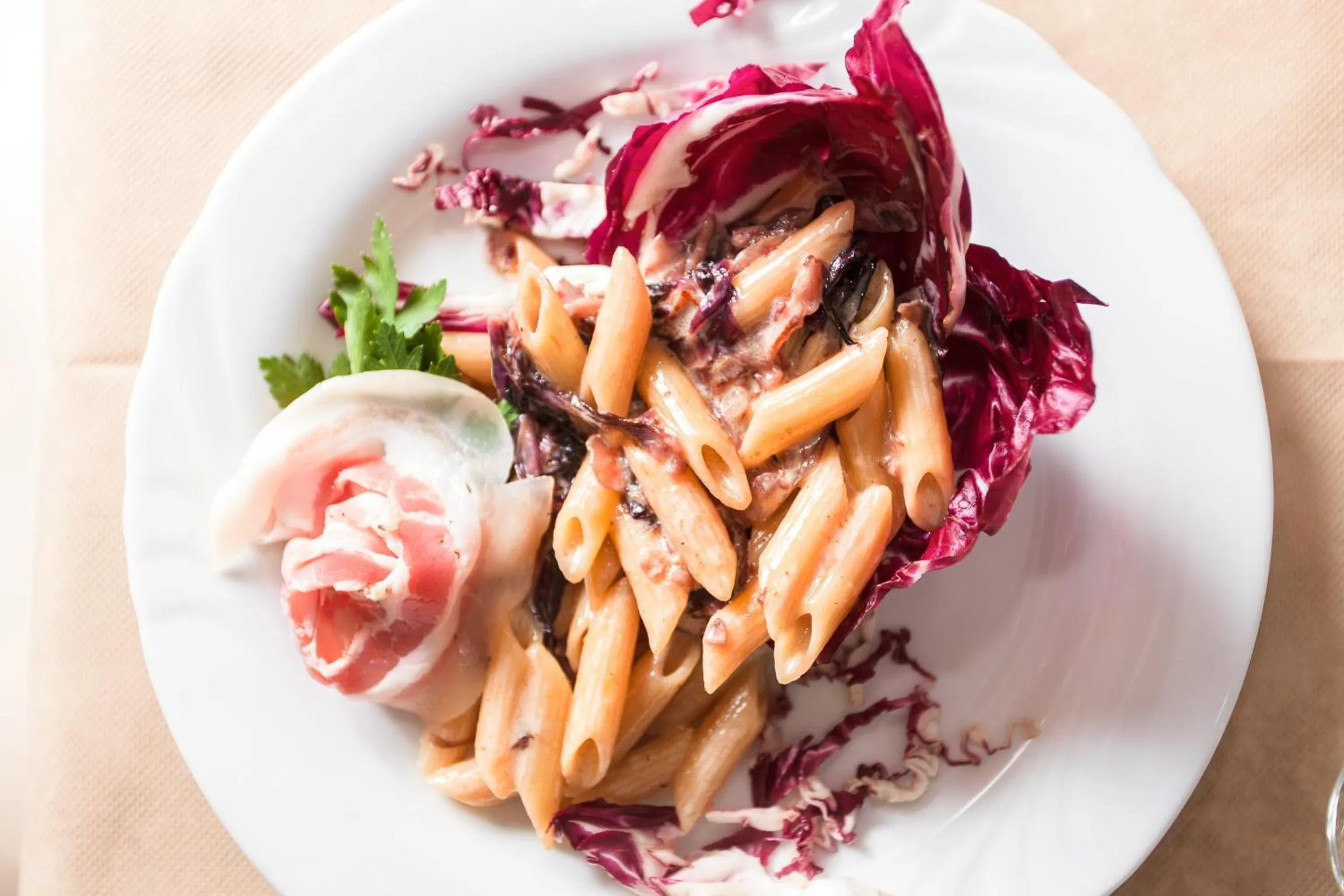 Food close-up in Hotel De La Ville