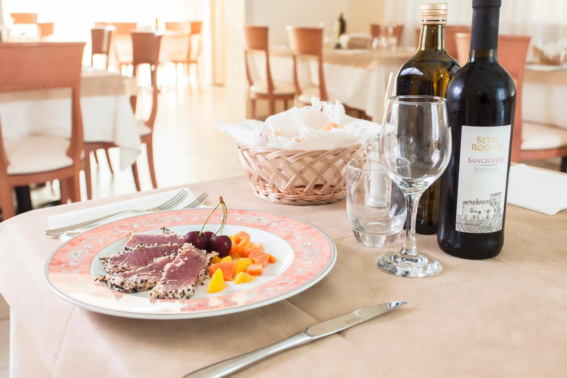 Food close-up in Hotel De La Ville
