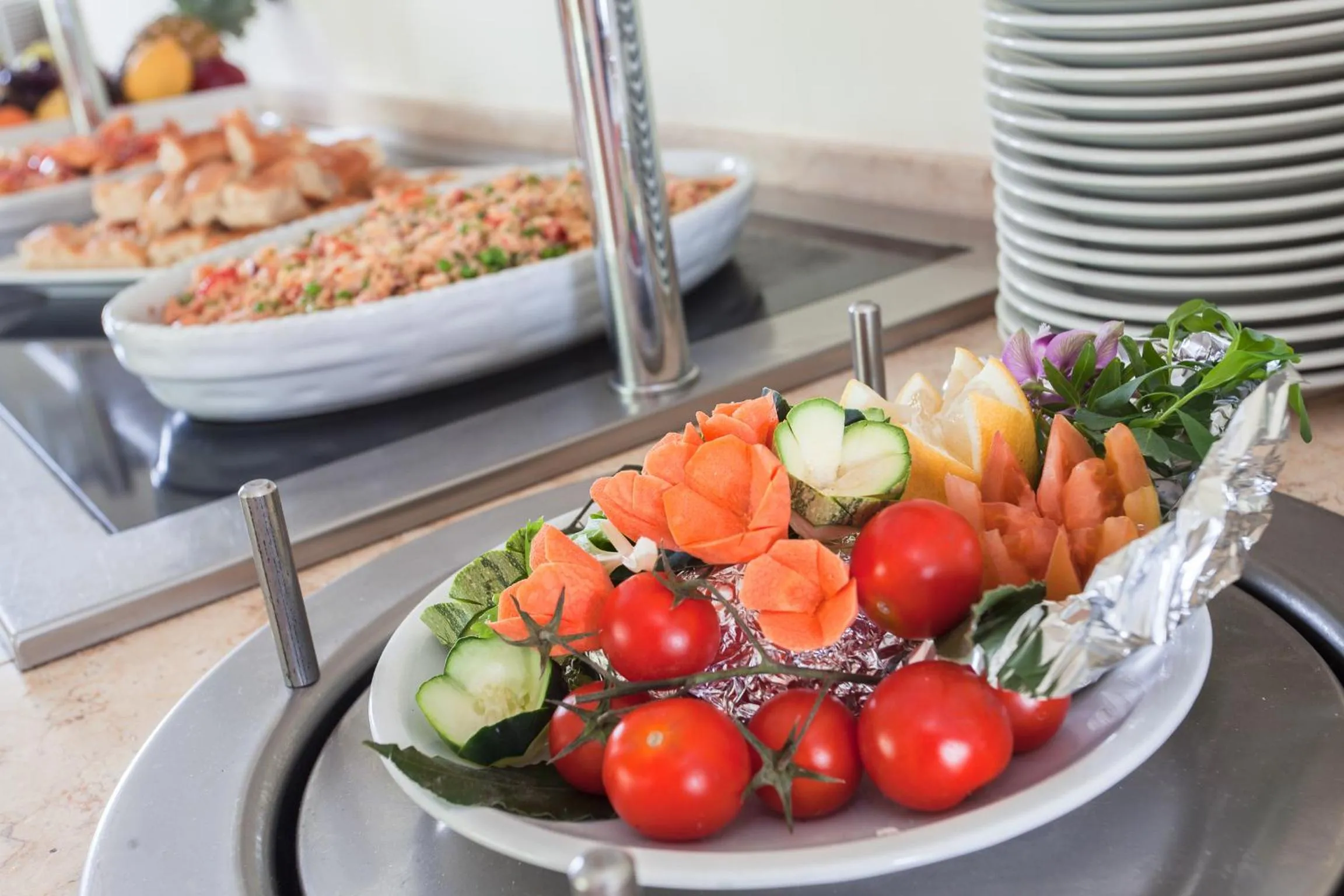 Food close-up in Hotel De La Ville