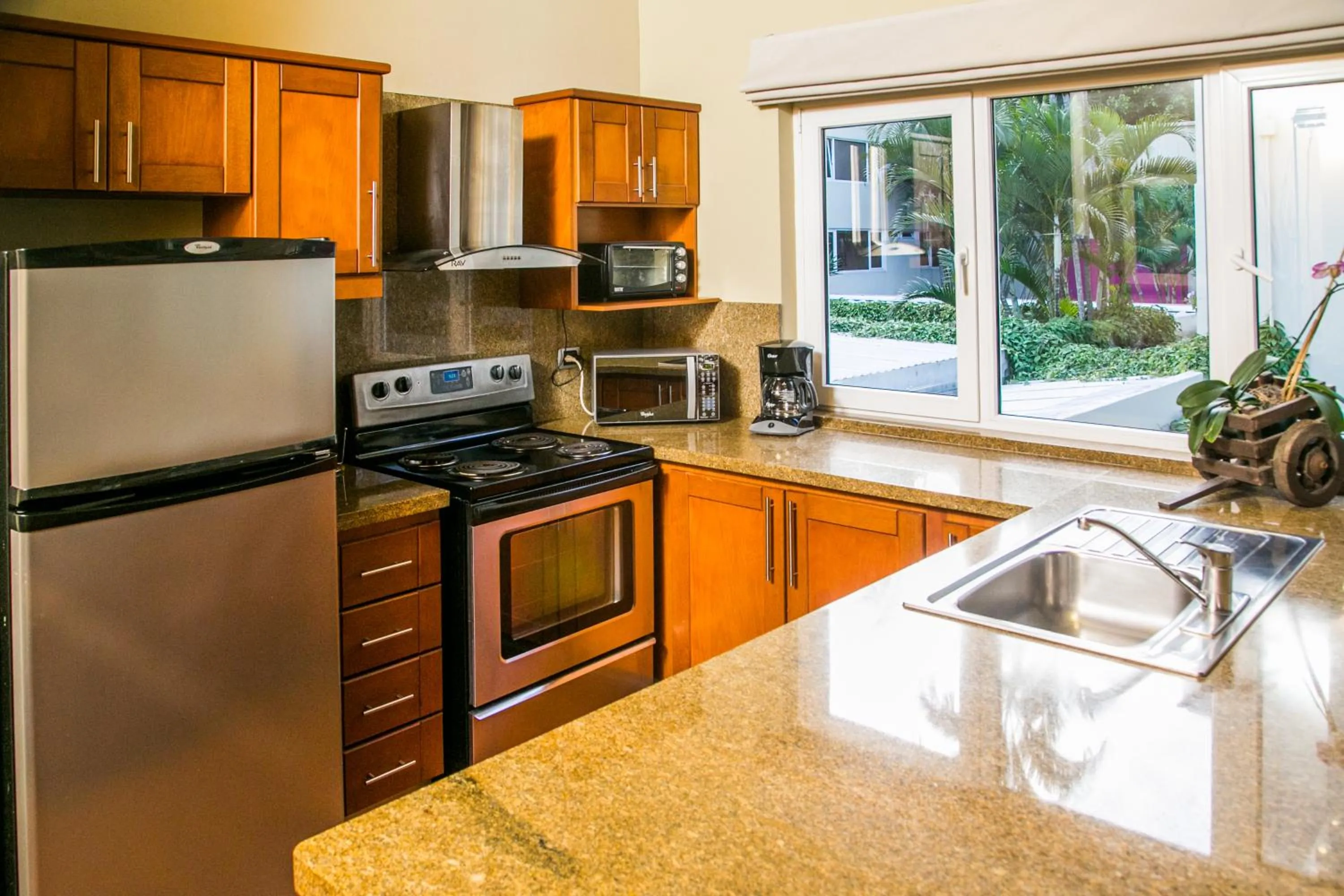 Kitchen or kitchenette in Apart-Hotel Casa Serena