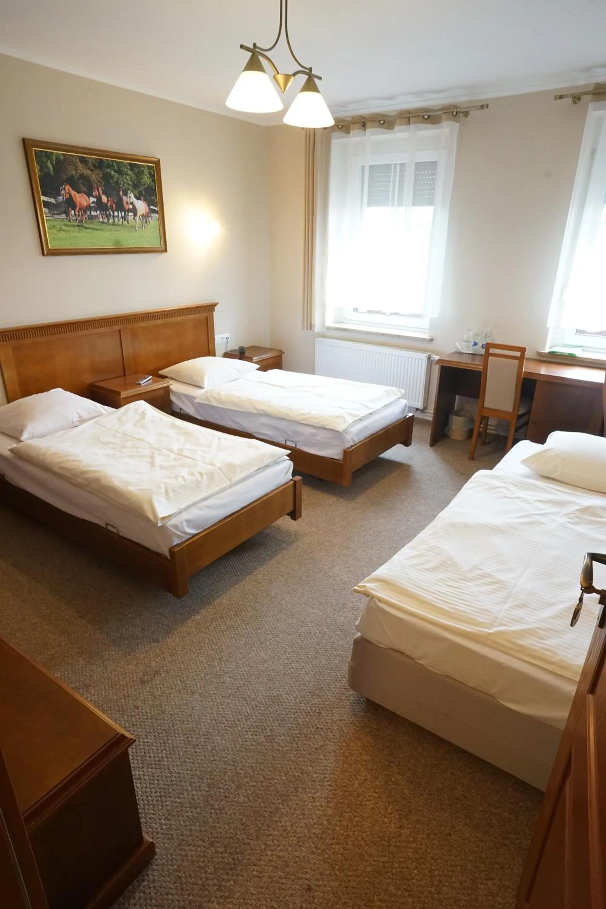 Bed in Hotel Alexandra