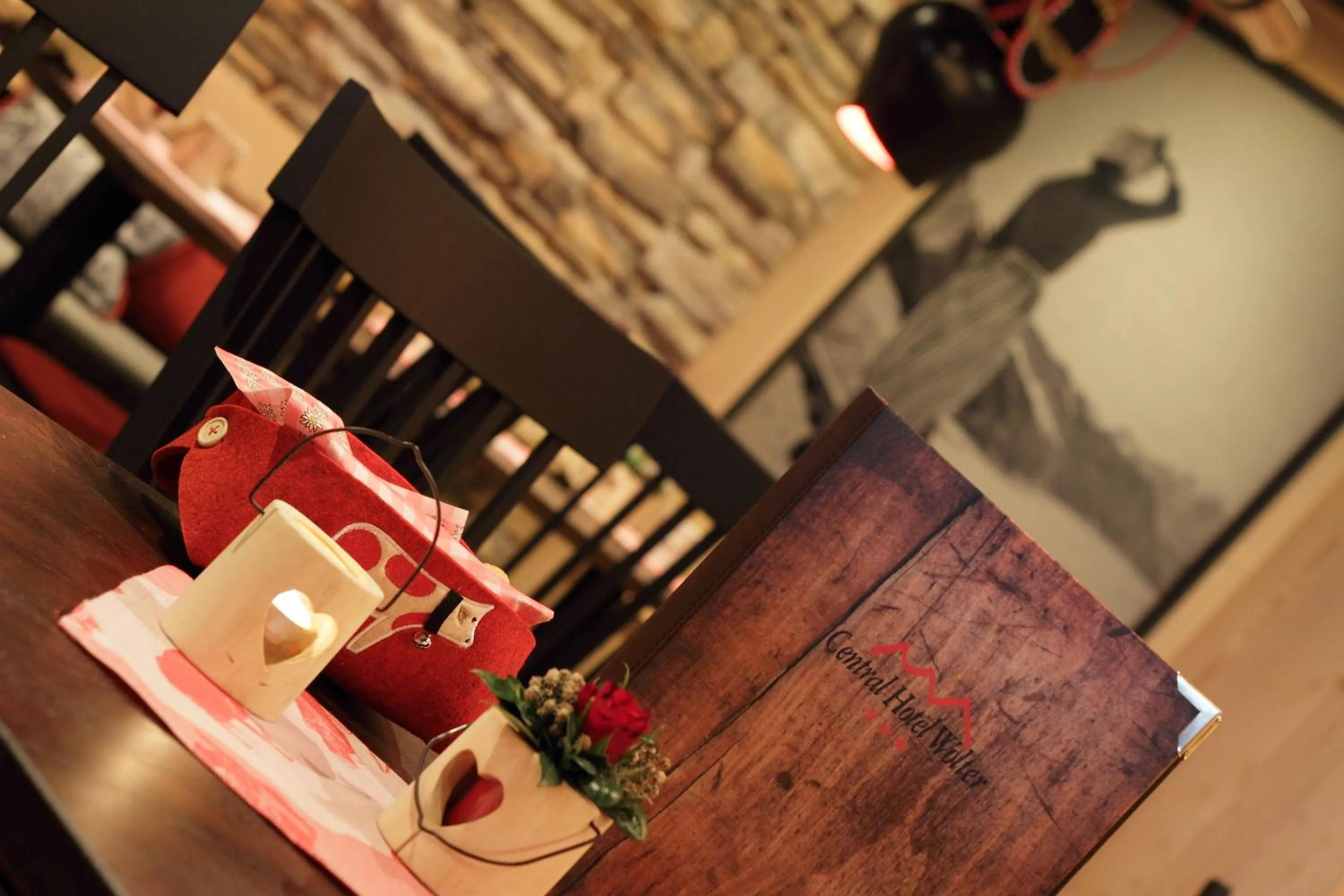 Decorative detail in Hotel Central Wolter - Grindelwald