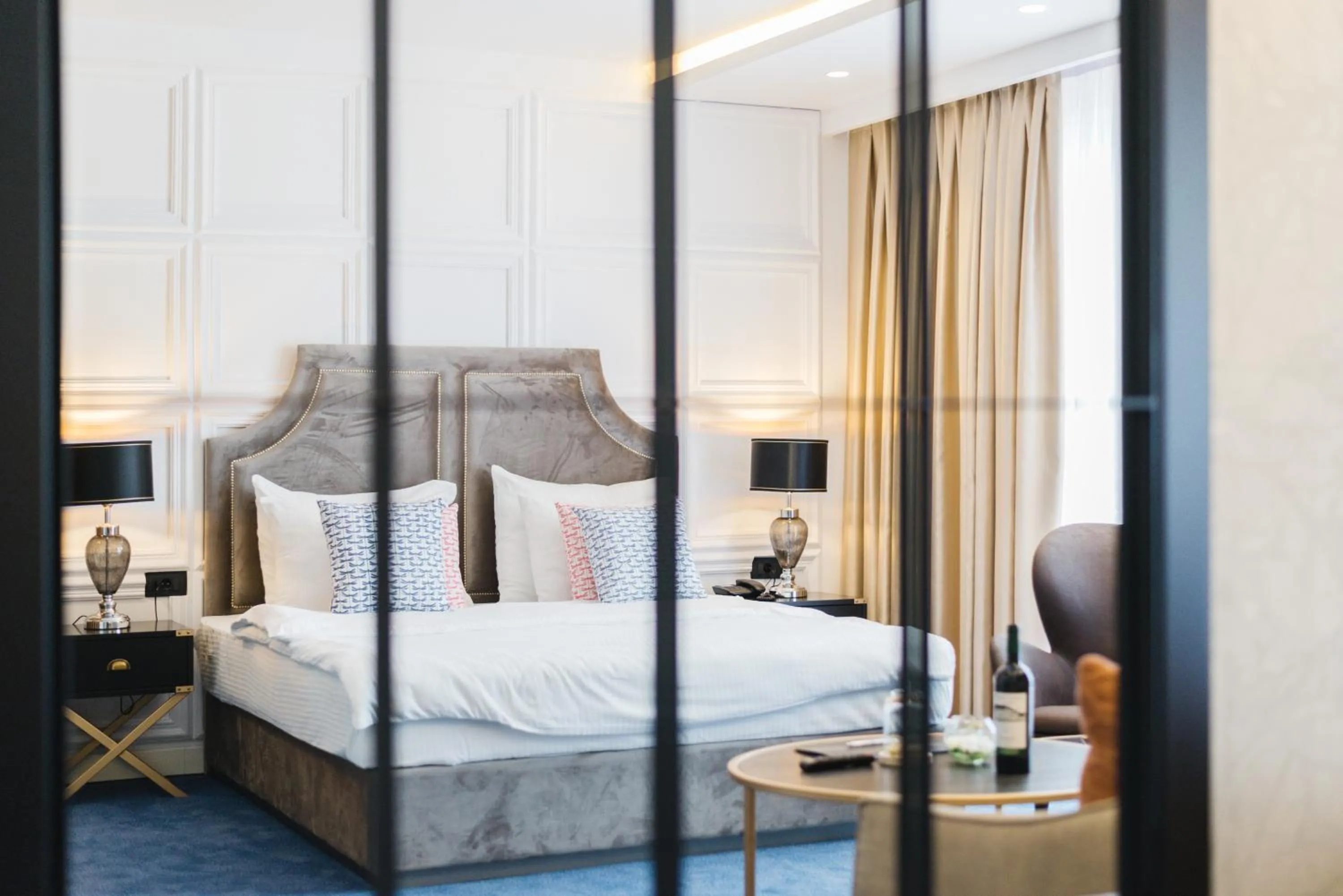 towels, Bed in Kalamper Hotel & Spa