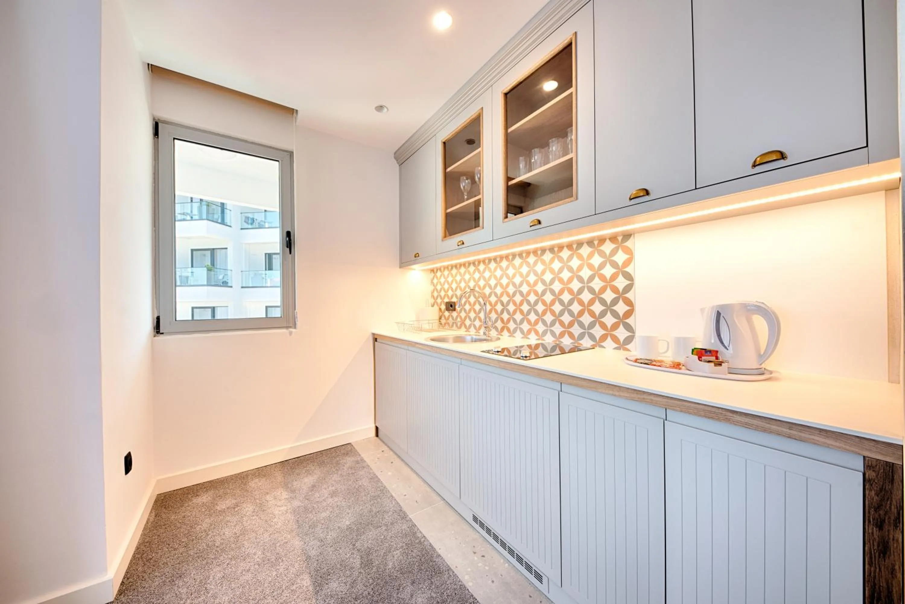 Kitchen or kitchenette in Kalamper Hotel & Spa