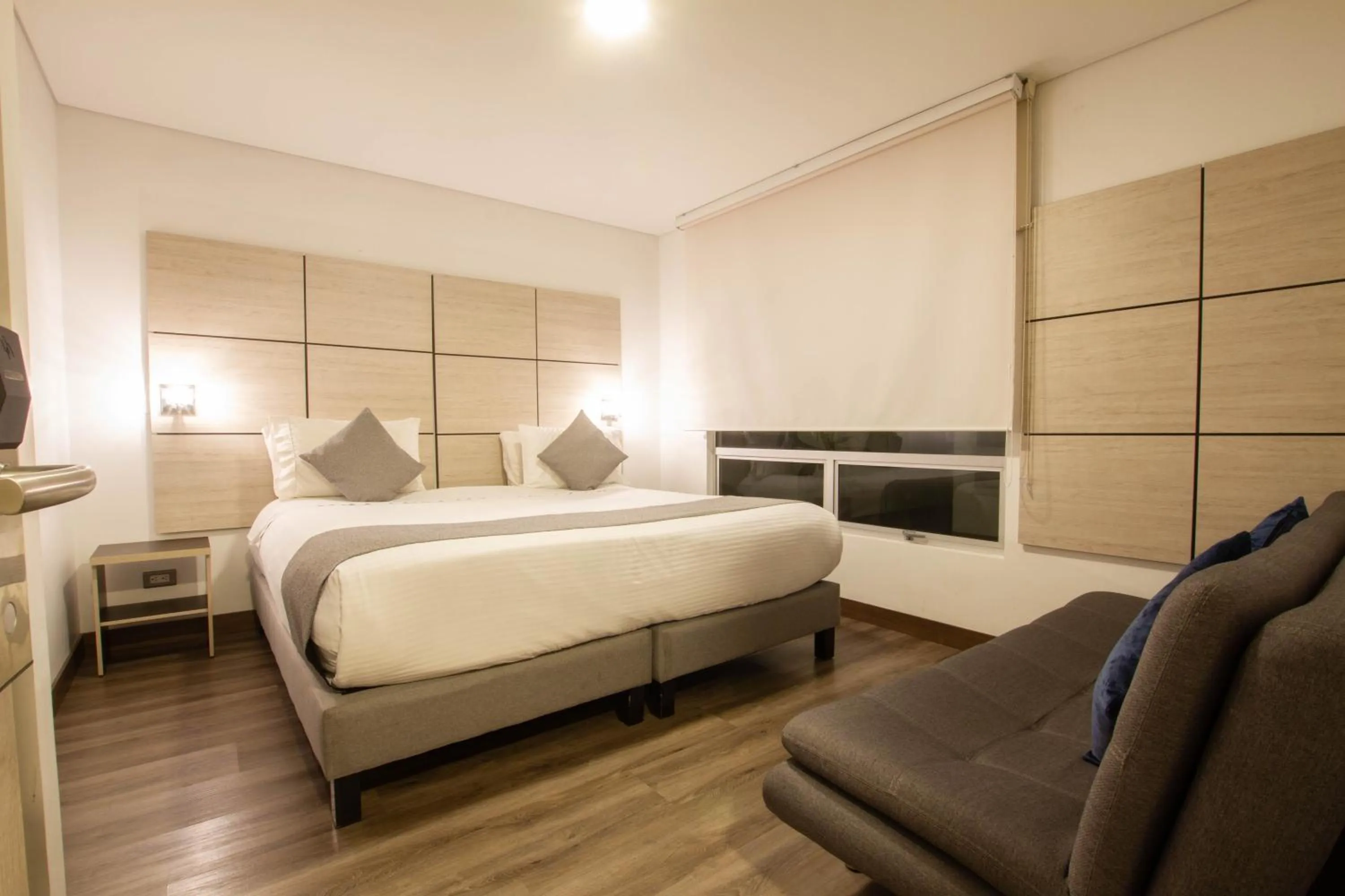 Photo of the whole room, Bed in BOG URBAN HOTEl