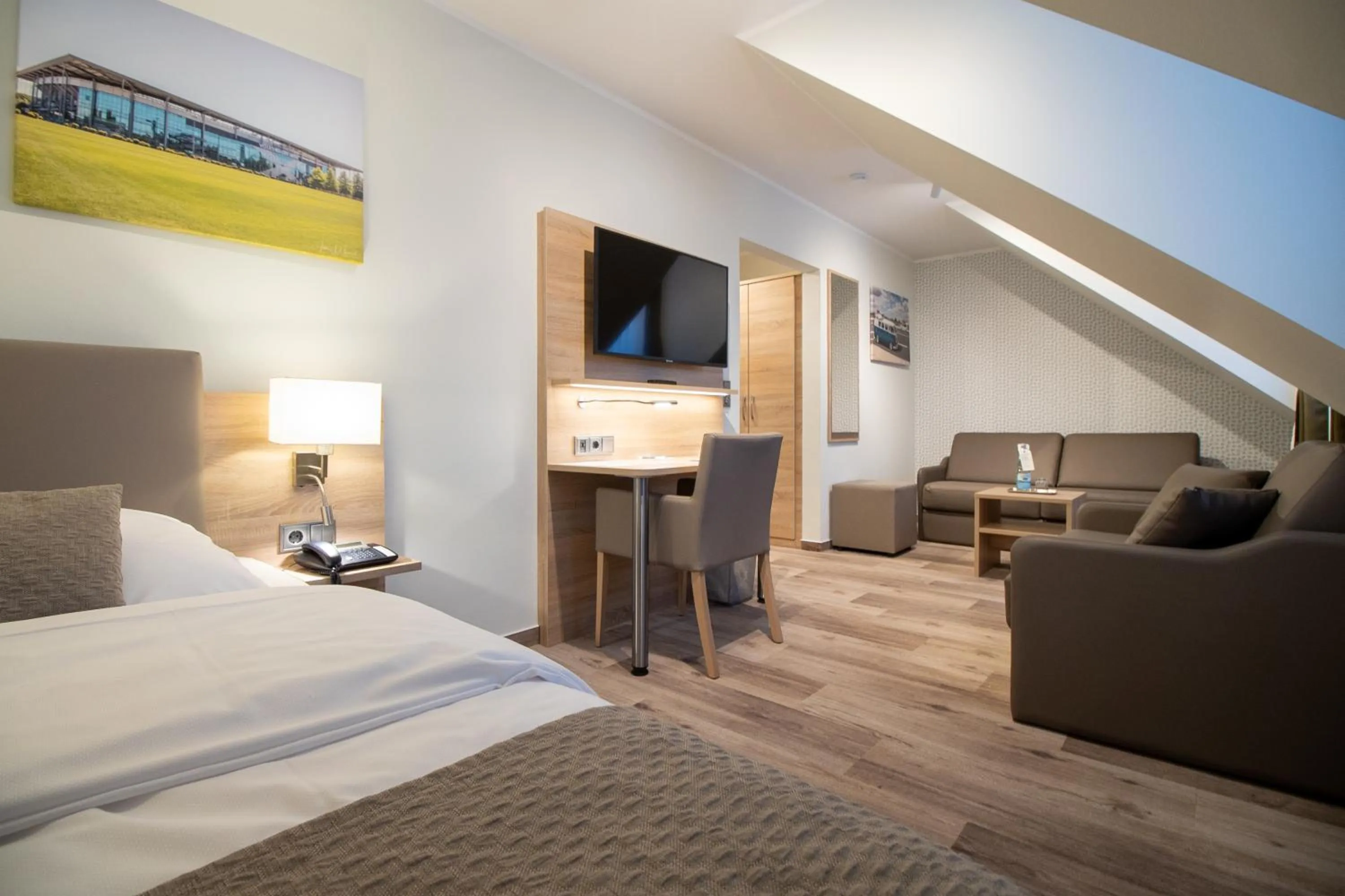 TV and multimedia, Bed in Hotel Fallersleber Spieker