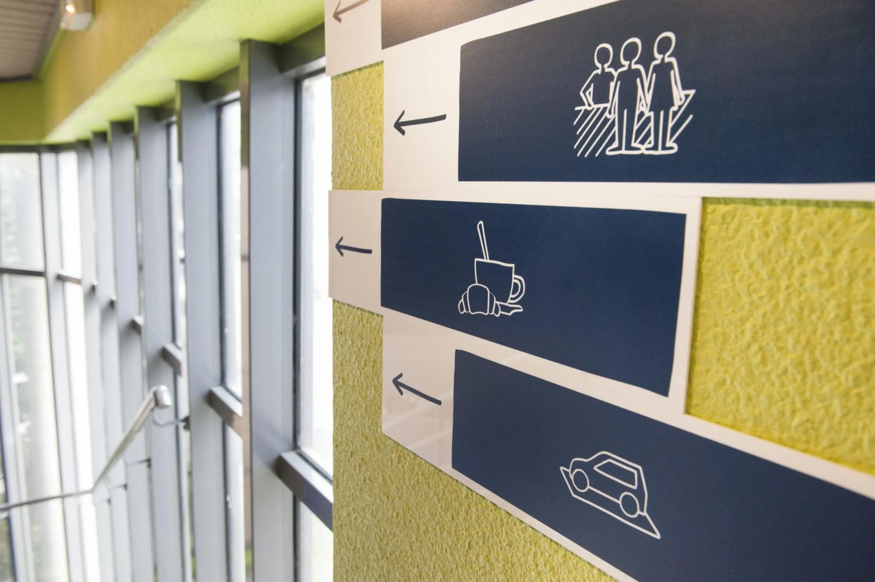 Decorative detail in ibis budget Goussainville Charles de Gaulle