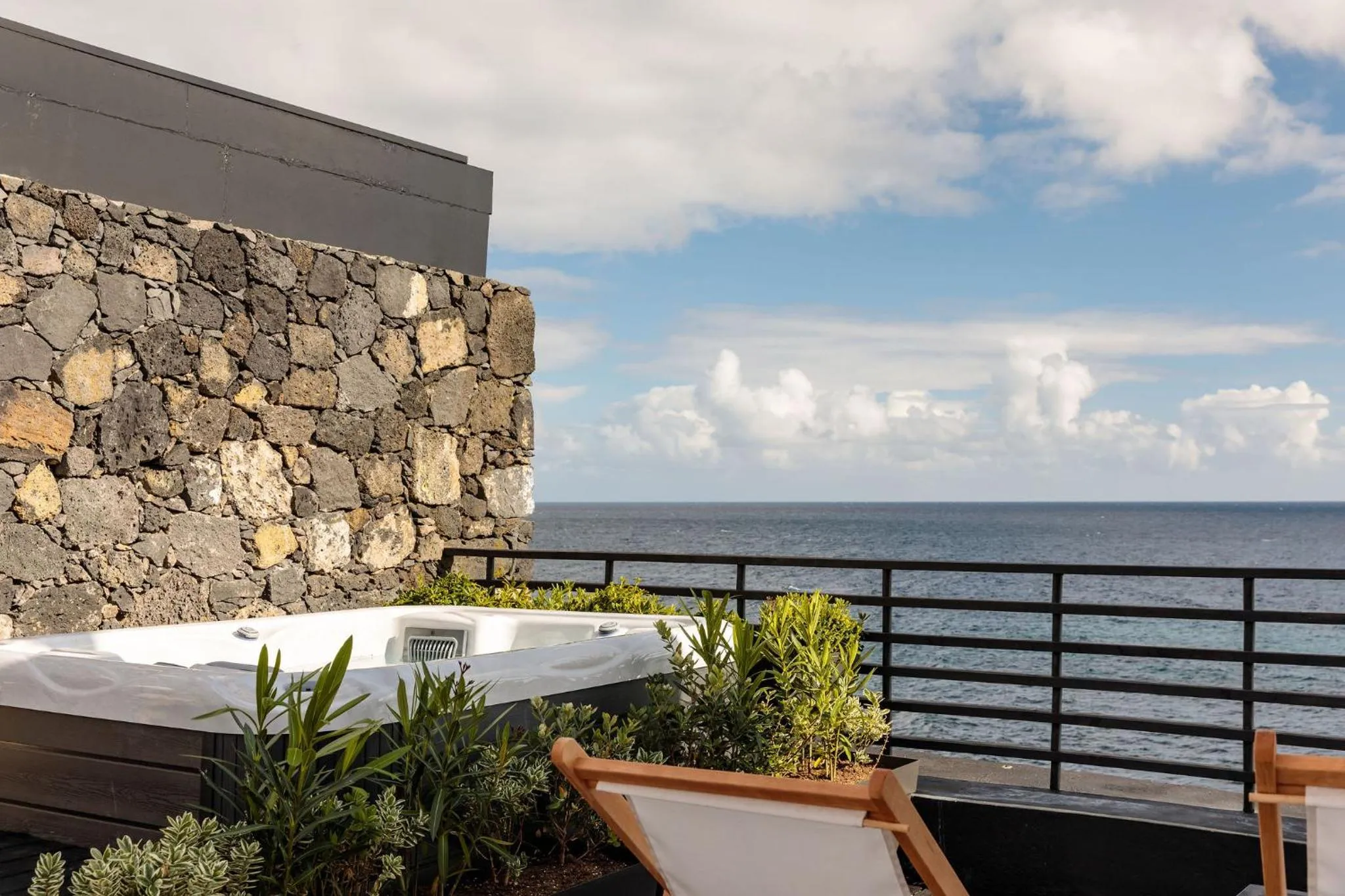 Patio in White Exclusive Suites & Villas